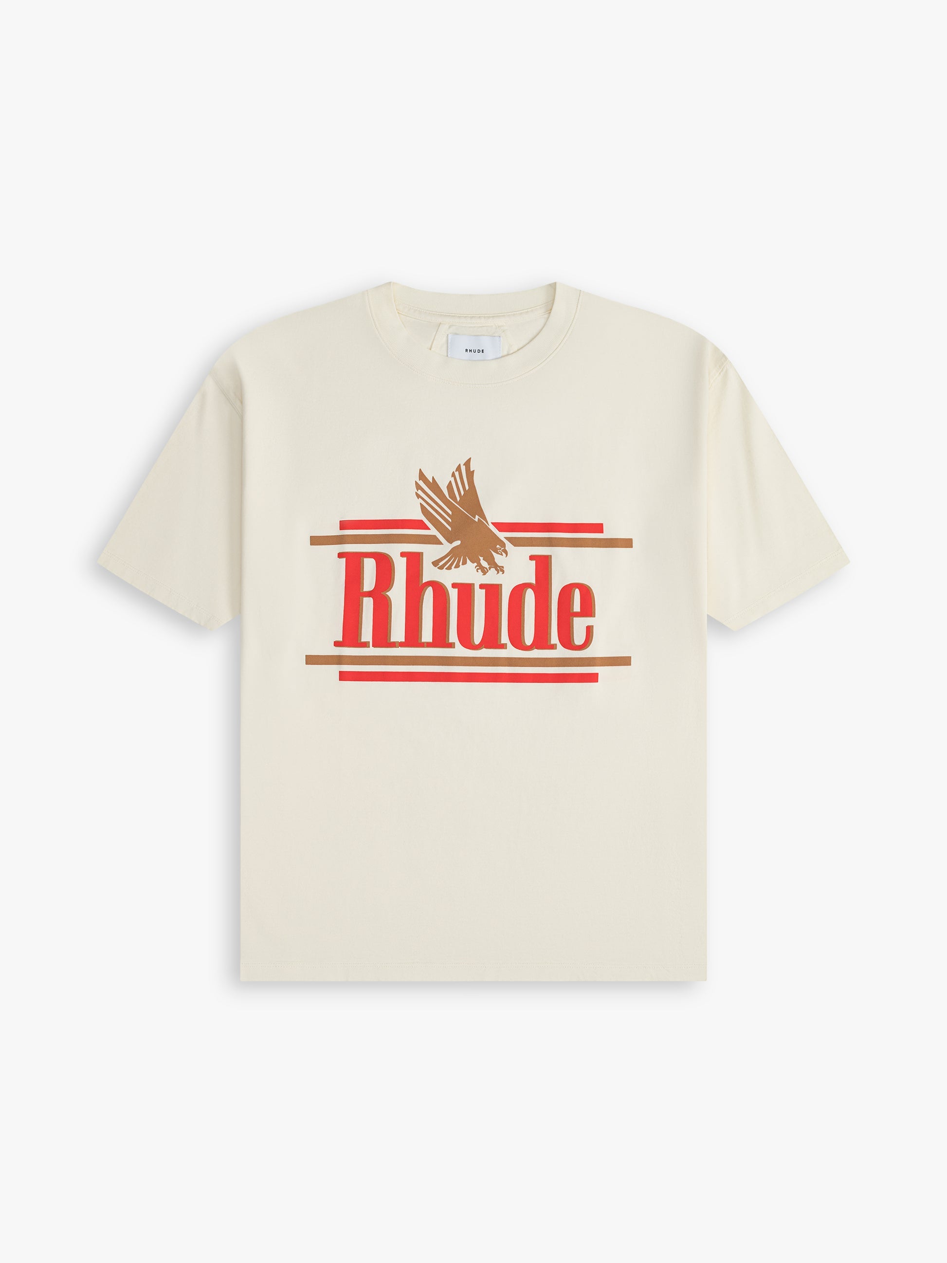 RHUDE ROSSA TEE - VTG WHITE