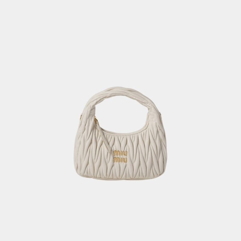 Wander Matelasse Nappa Leather Hobo Bag