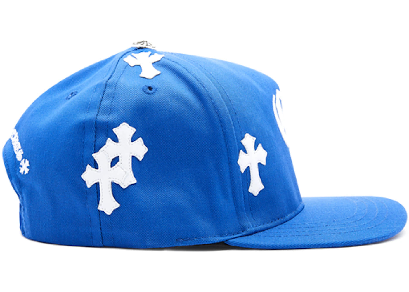 Chrome Hearts Cross Patch Baseball Hat Blue