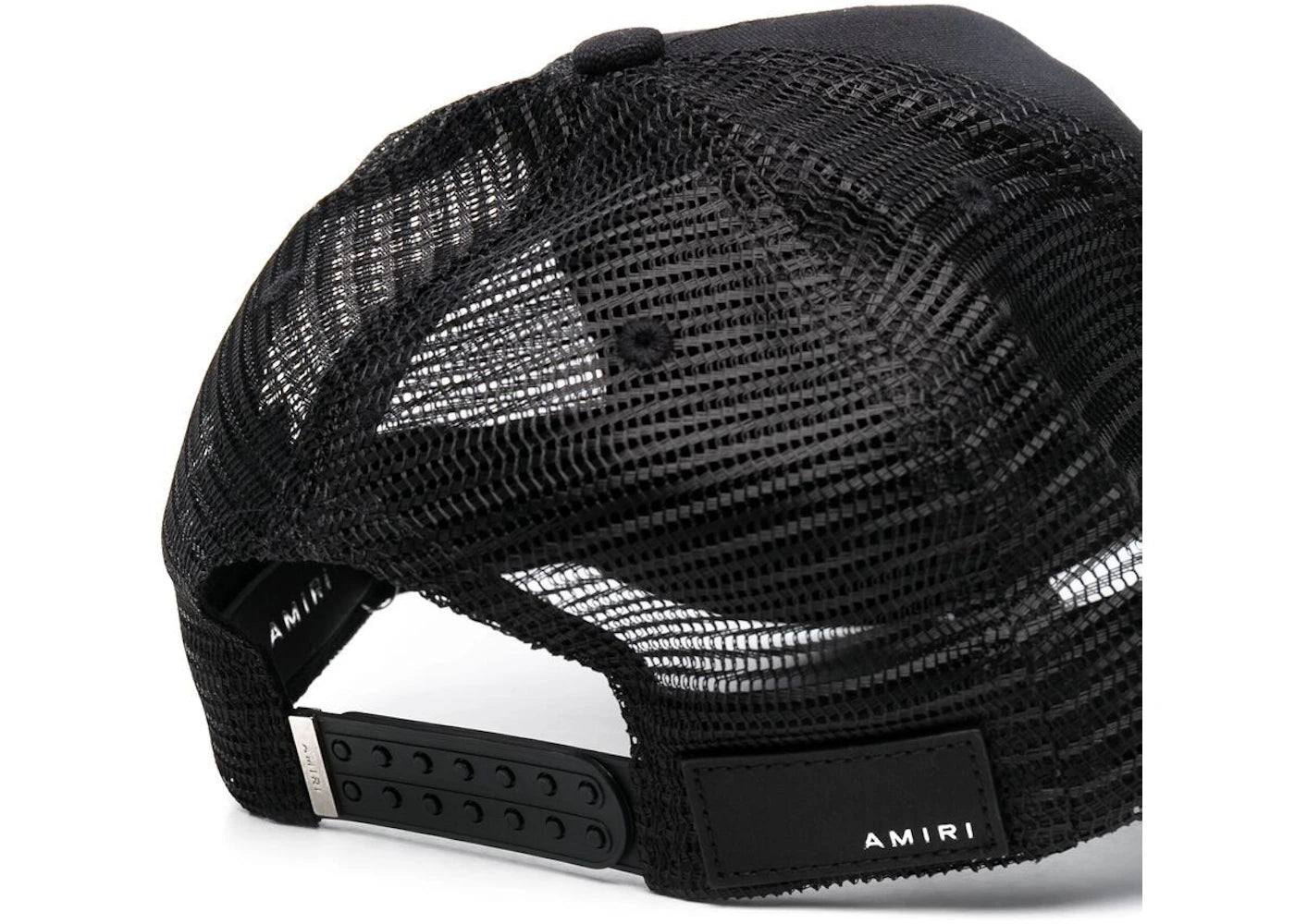 AMIRI 3 Star Trucker Hat Black