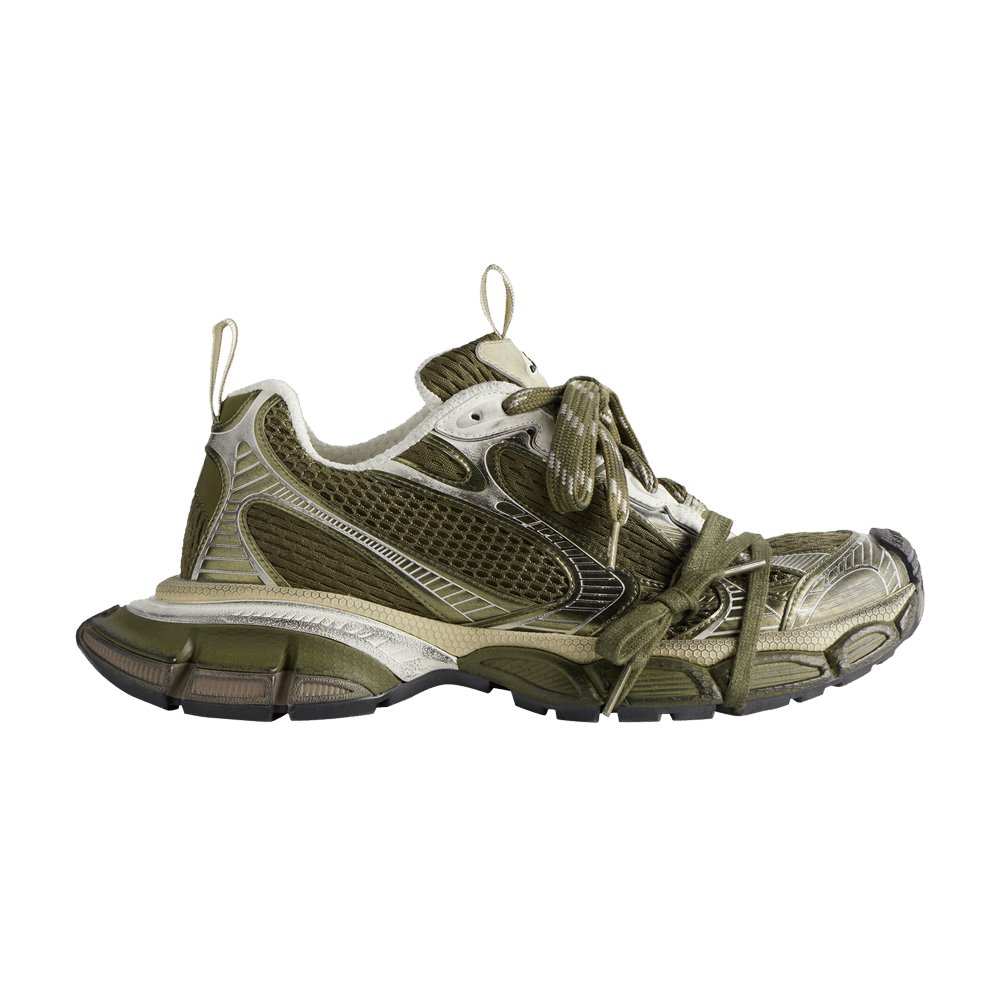 Balenciaga 3XL Sneaker 'Worn-Out - Dark Green Light Beige'
