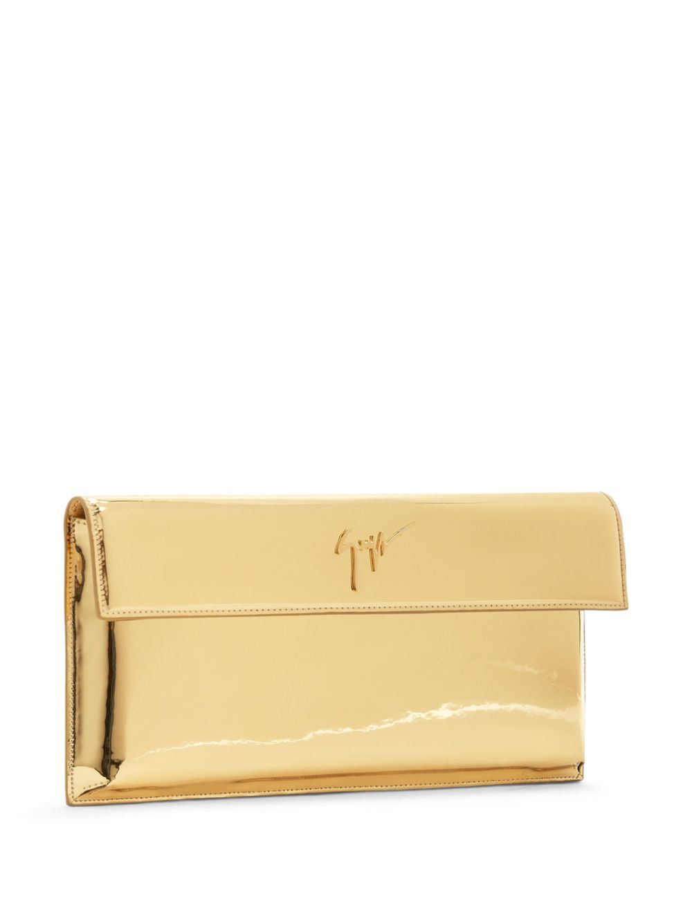 Giuseppe Zanotti Sabhin Leather Clutch Bag
