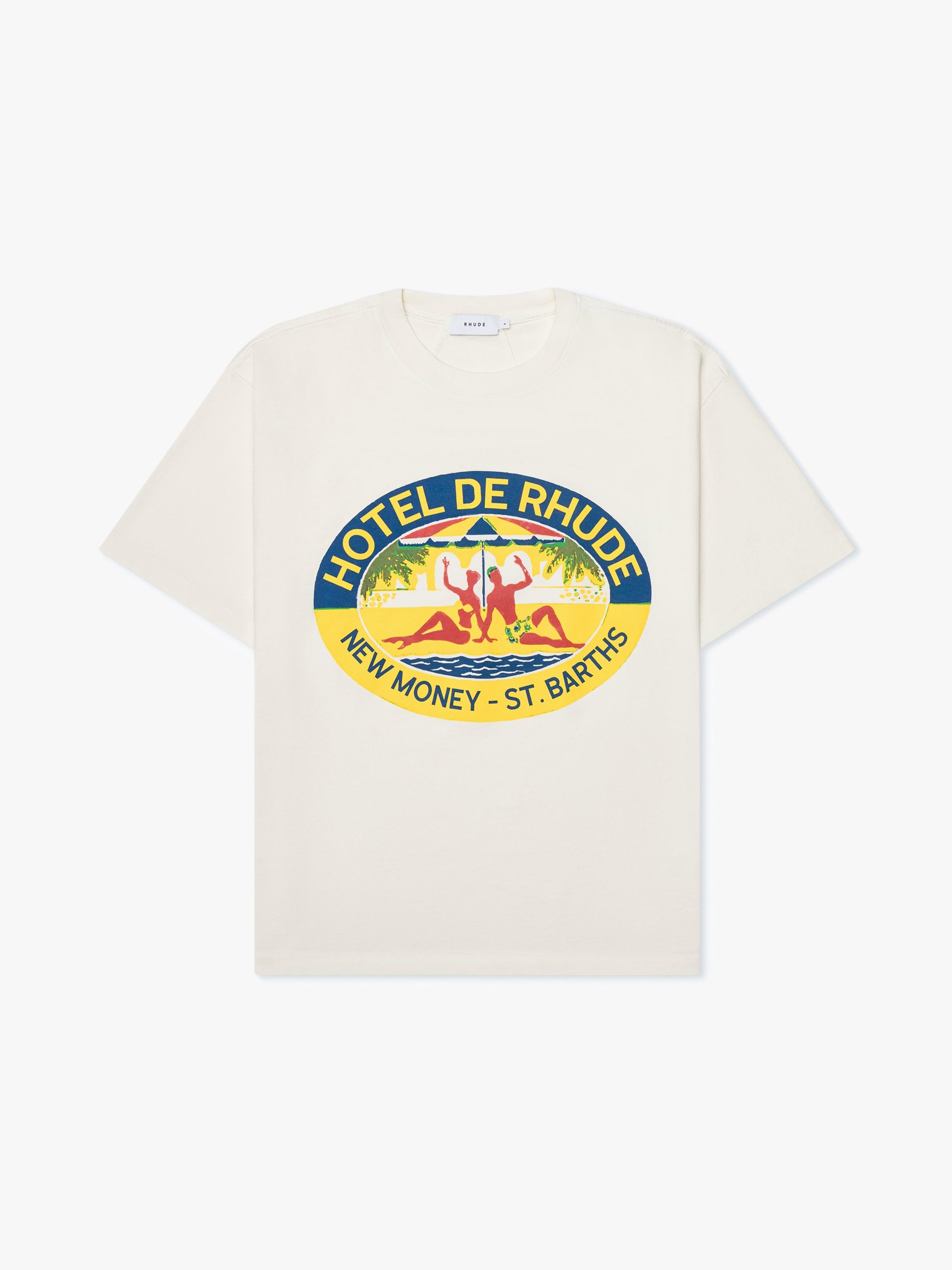 HOTEL DE RHUDE TEE - VTG WHITE