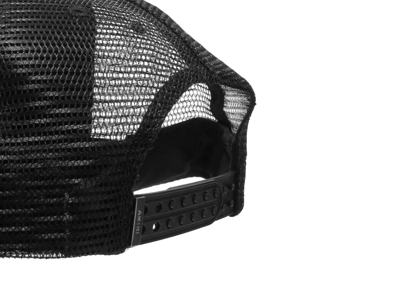 AMIRI 3 Star Trucker Hat Snapback Hat Black/Navy Blue
