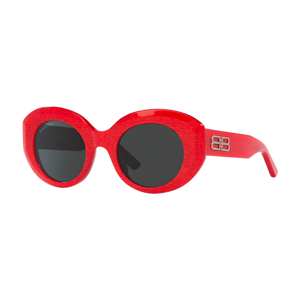 BALENCIAGA BB0235S Shiny Red - Women Sunglasses, Grey Lens