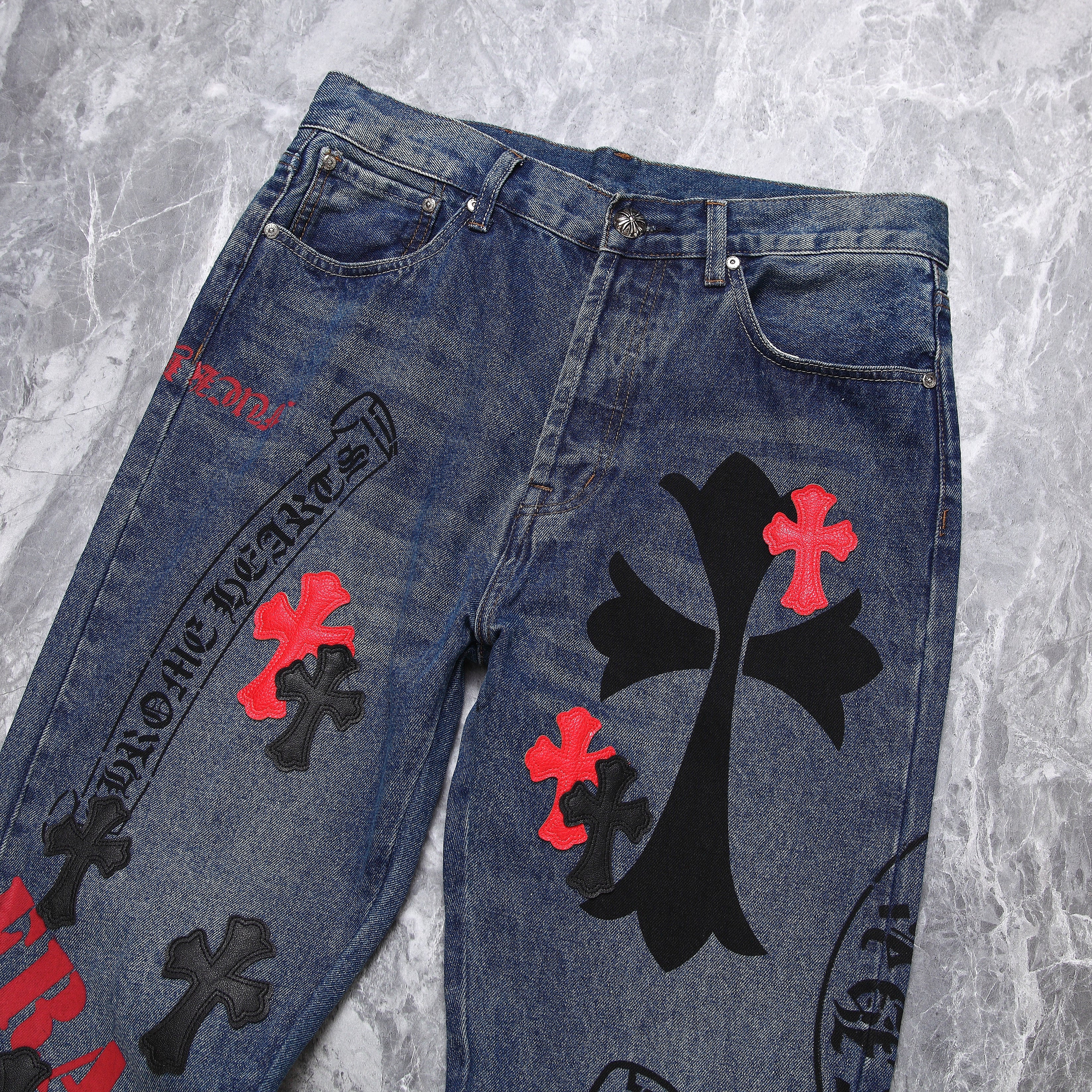 Chrome Hearts x Levi's Painting Jeans