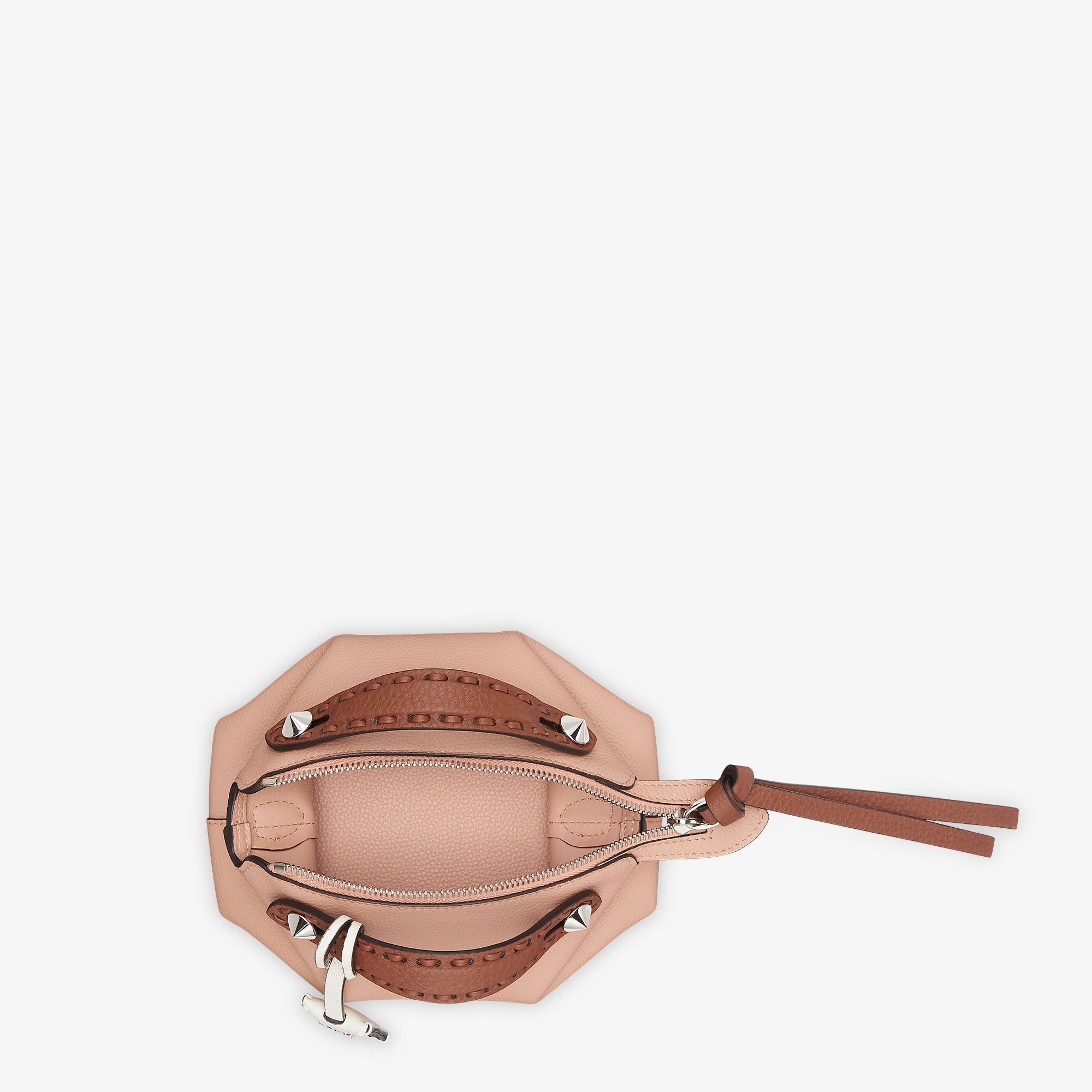 By The Way Selleria Mini Multicolor Selleria mini-bag with 156 hand-sewn topstitches