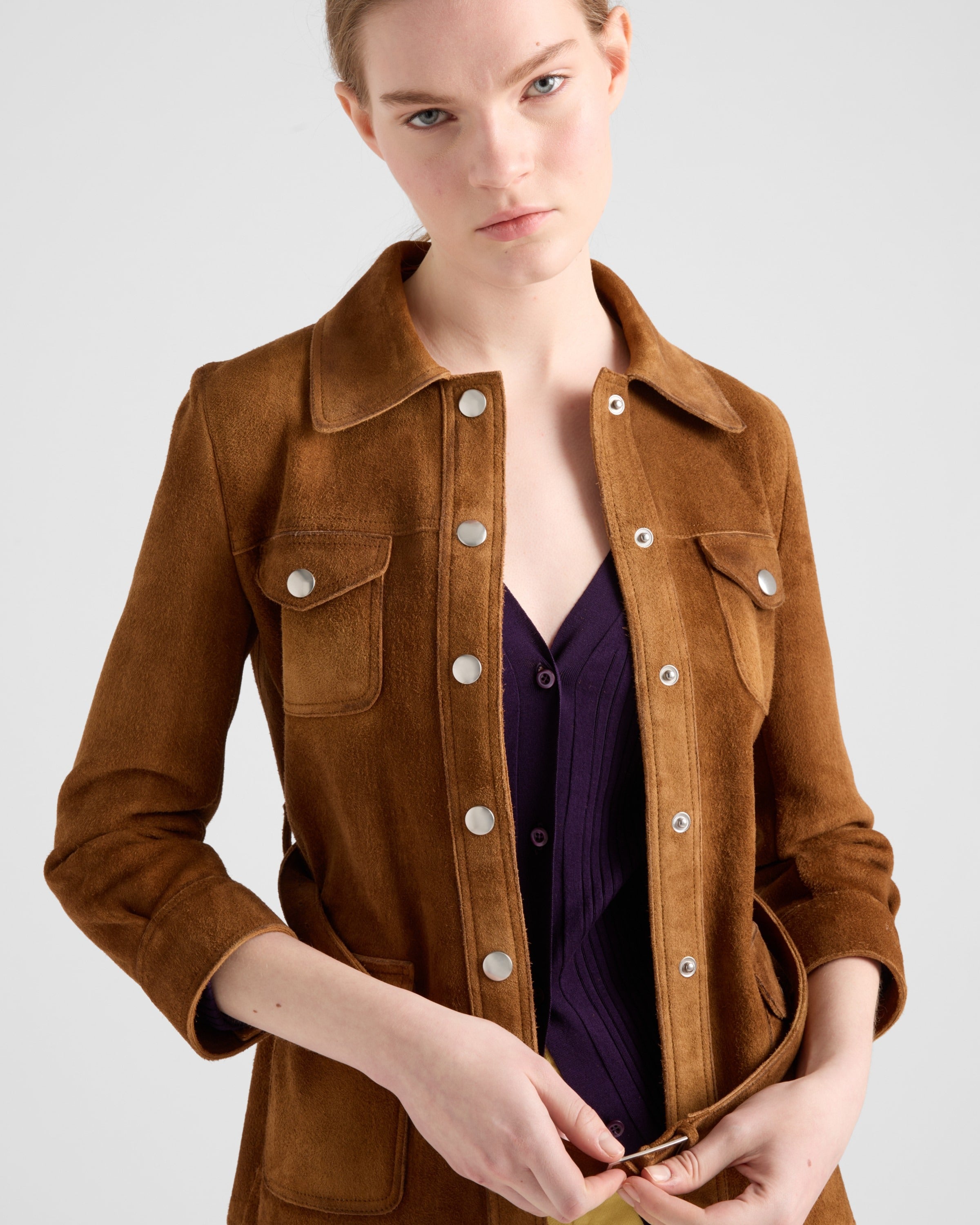 Cotton cardigan Violet