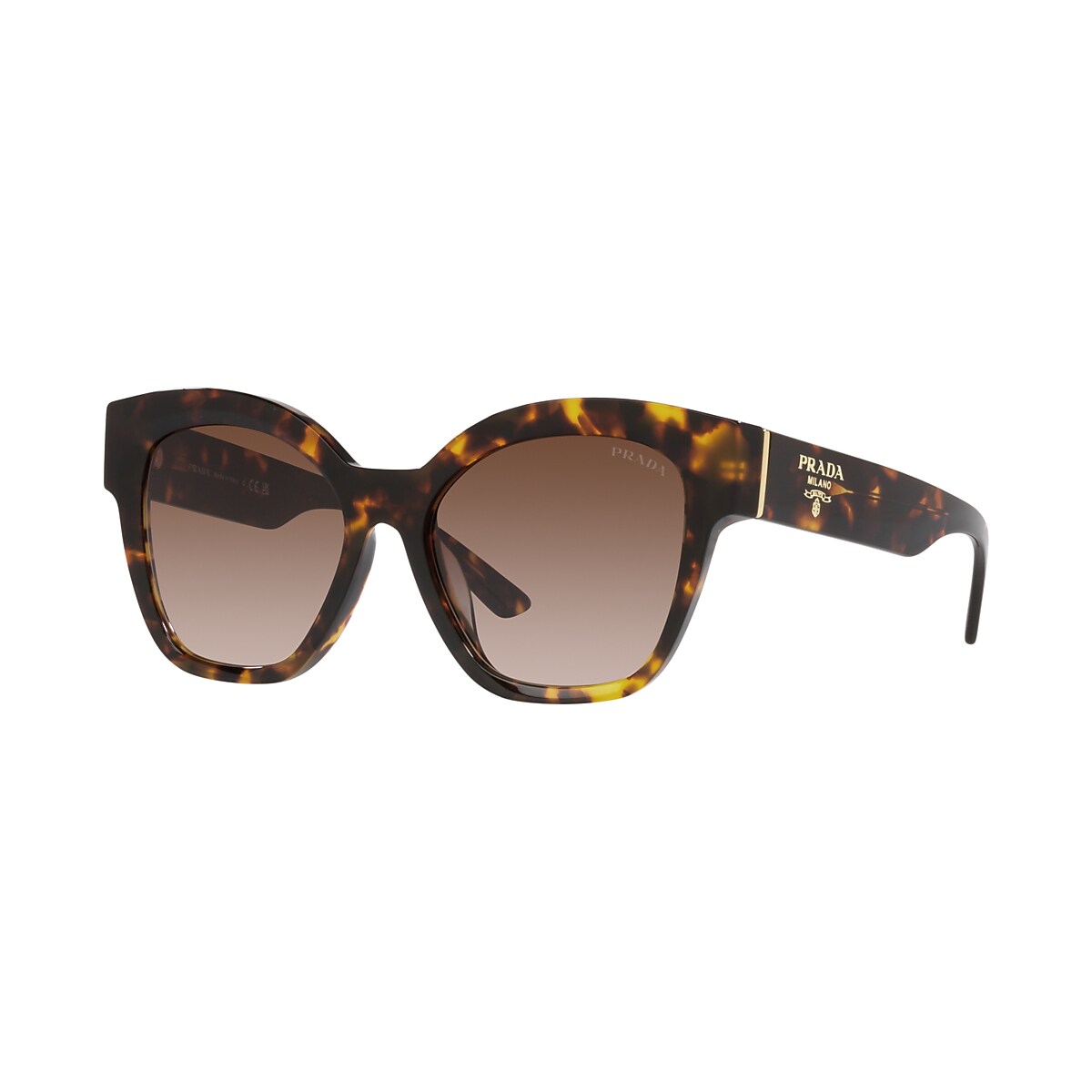 PRADA PR 17ZS Honey Tortoise - Women Luxury Sunglasses, Brown Gradient Lens