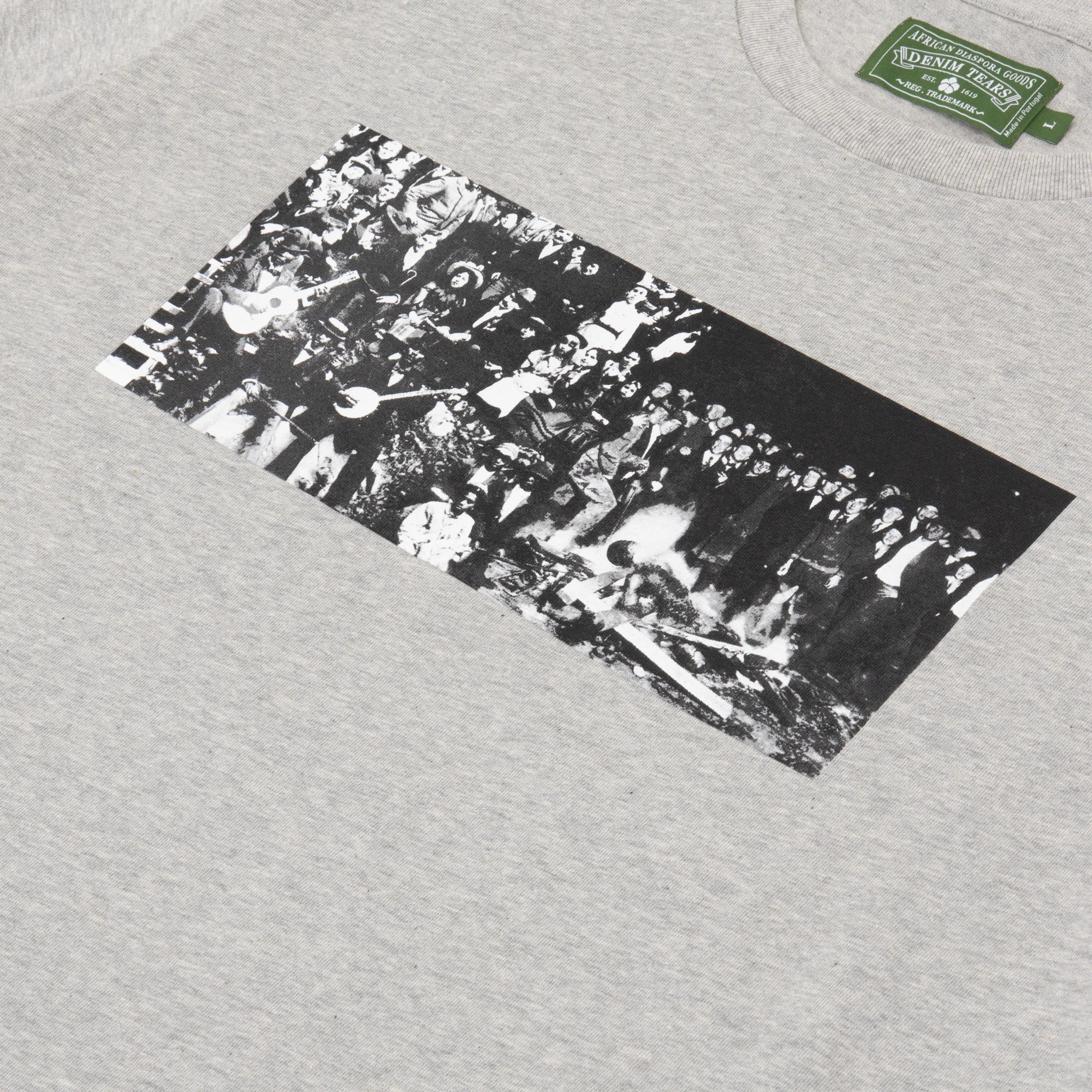 Black Entertainment Tee Heather Grey Heather Grey