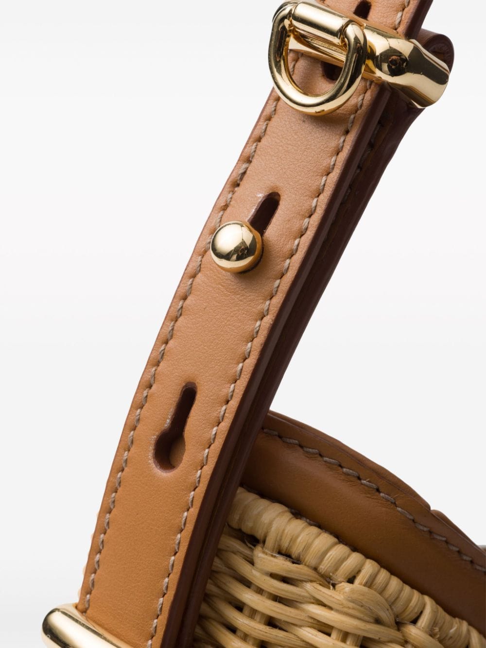 Prada Arqué Woven Shoulder Bag