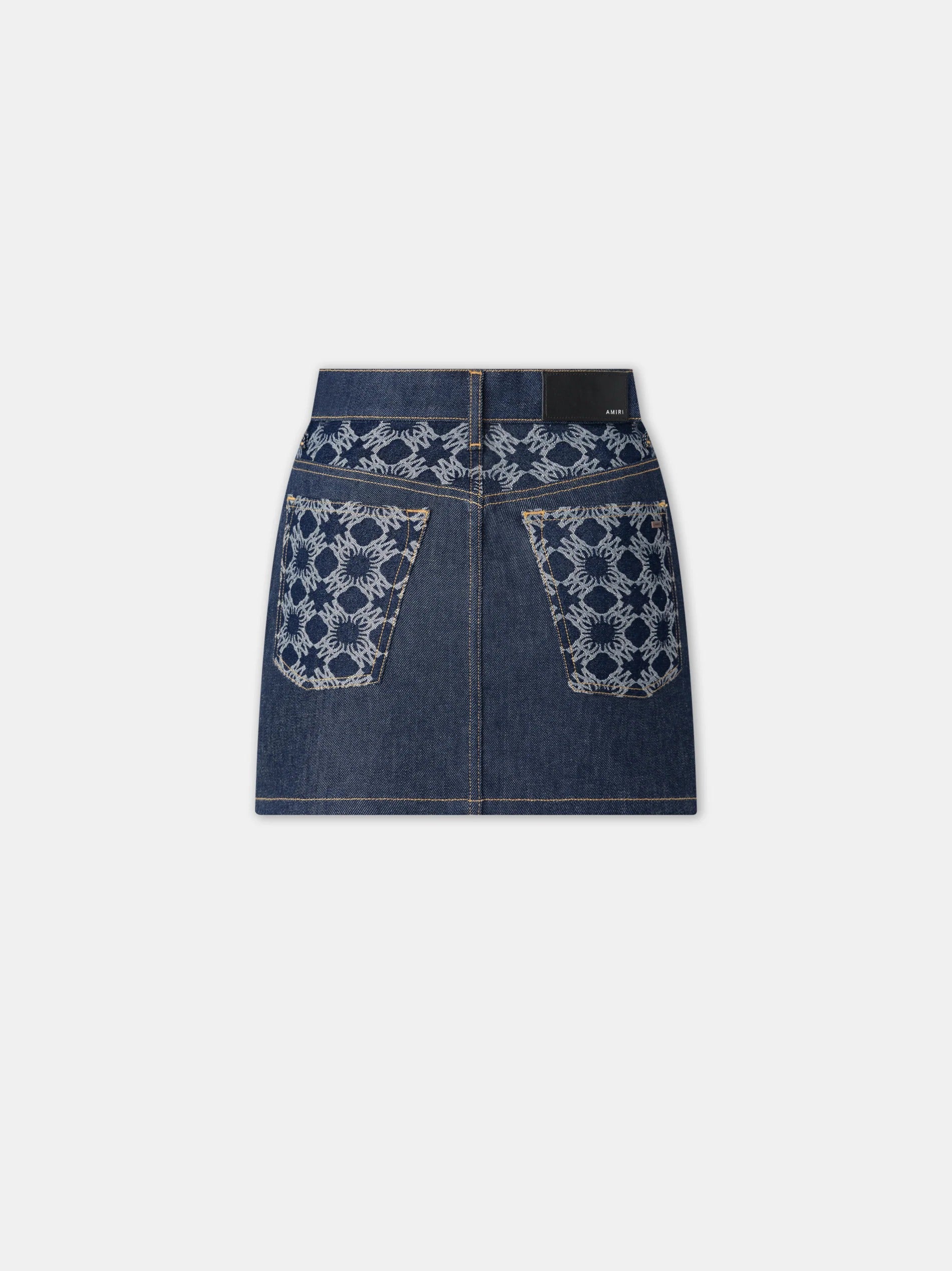 WOMEN'S MA QUAD MINI SKIRT RAW INDIGO