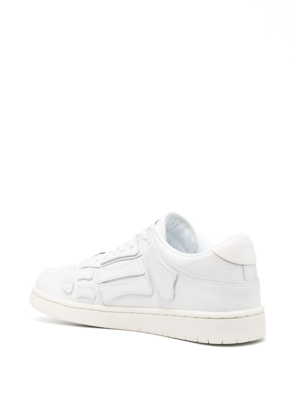 Skel-top leather low-top sneakers