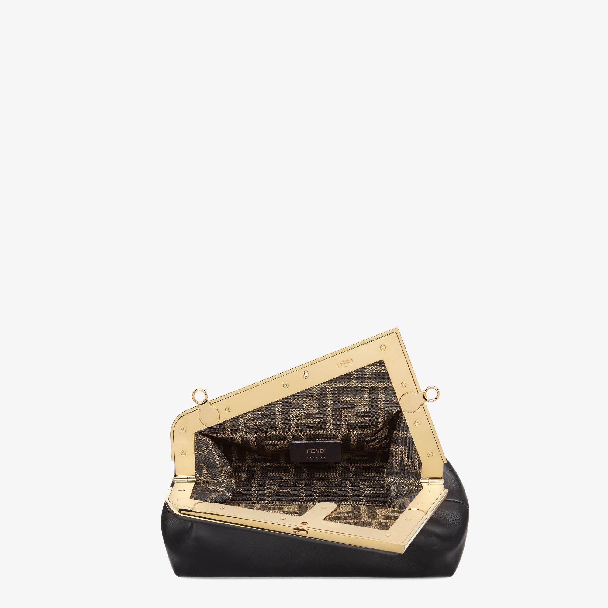 Fendi First Small Black nappa leather bag