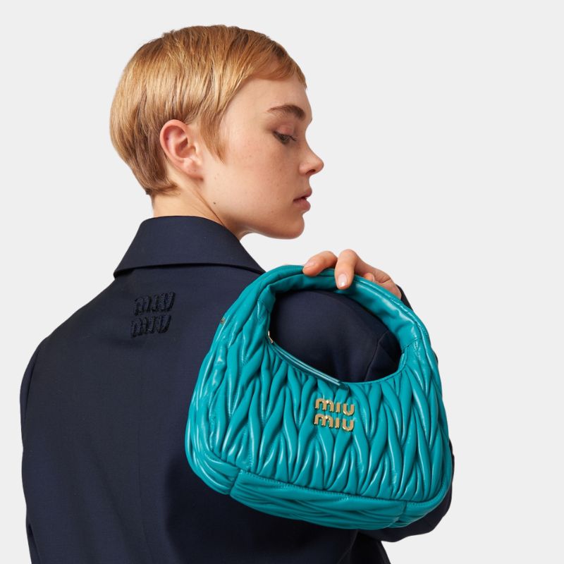 Wander Matelasse Nappa Leather Hobo Bag
