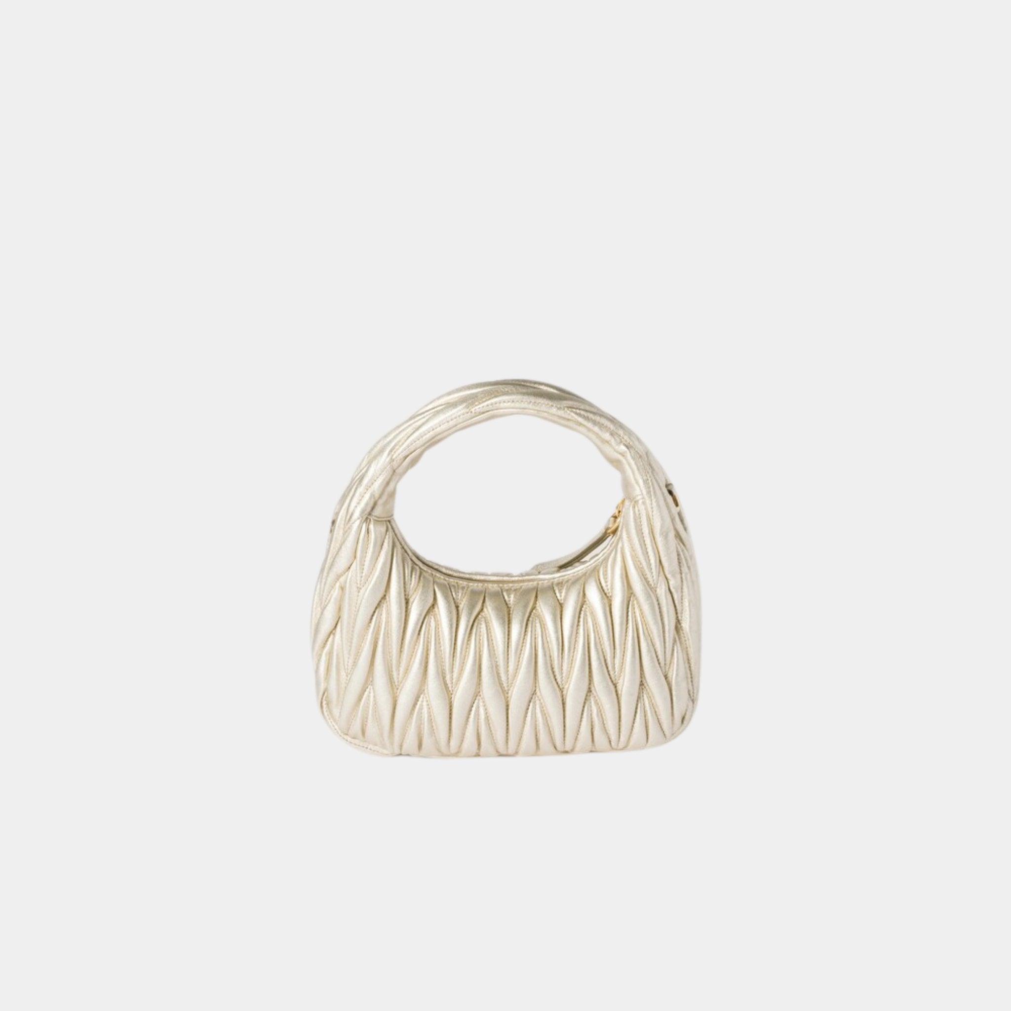 Wander Matelasse Nappa Leather Hobo Bag