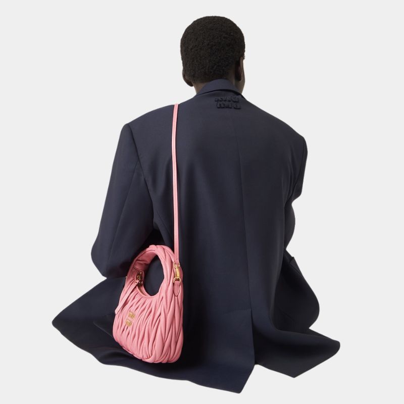 Wander Matelasse Nappa Leather Hobo Bag