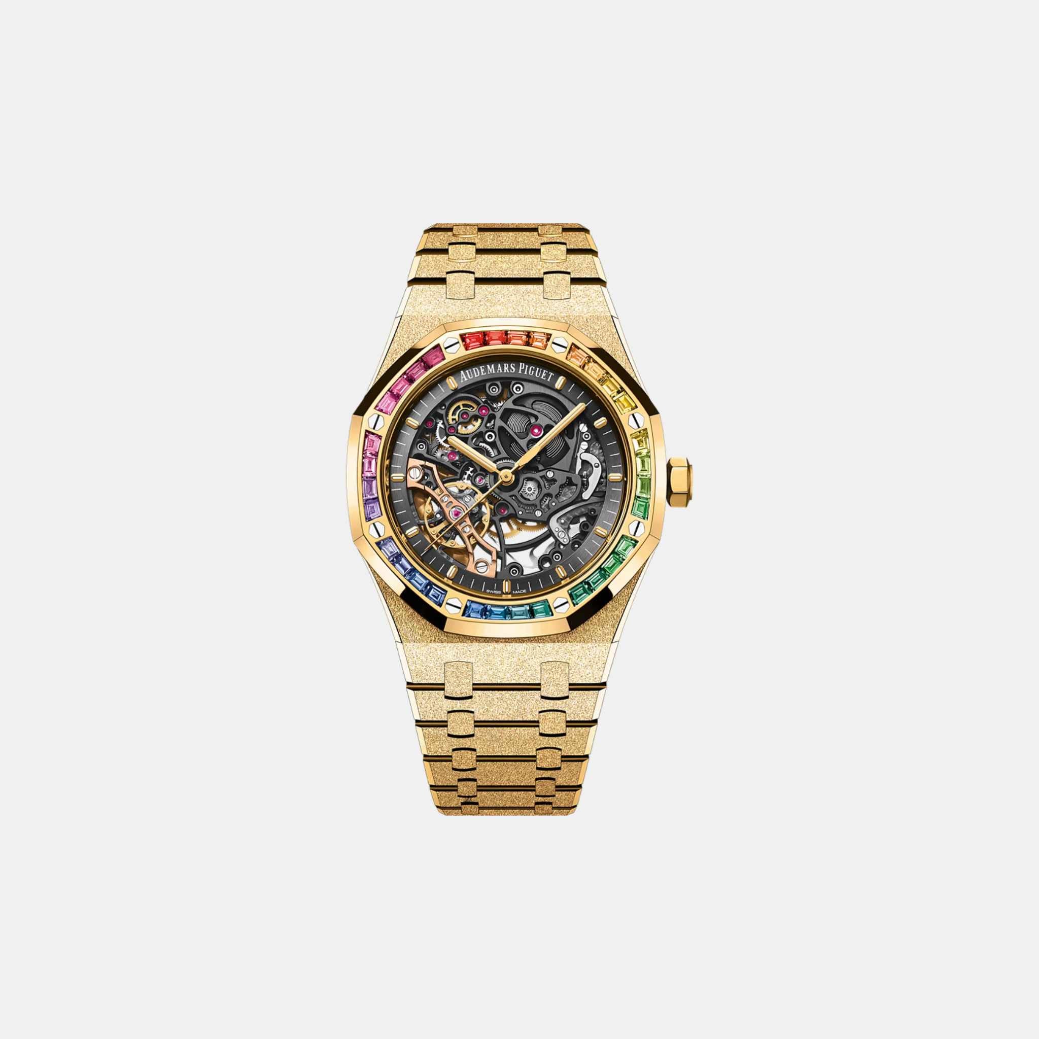 Royal Oak Frosted Gold Double Skeleton Balance Ref. 15412BA.YG.1224BA.01-B