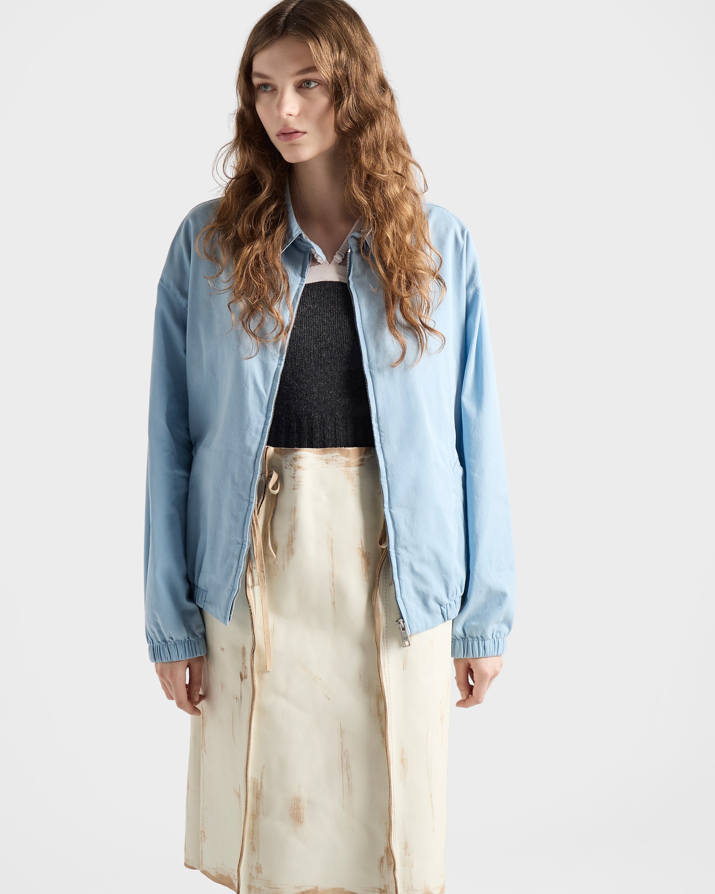 Cashmere and wool top Anthracite Gray