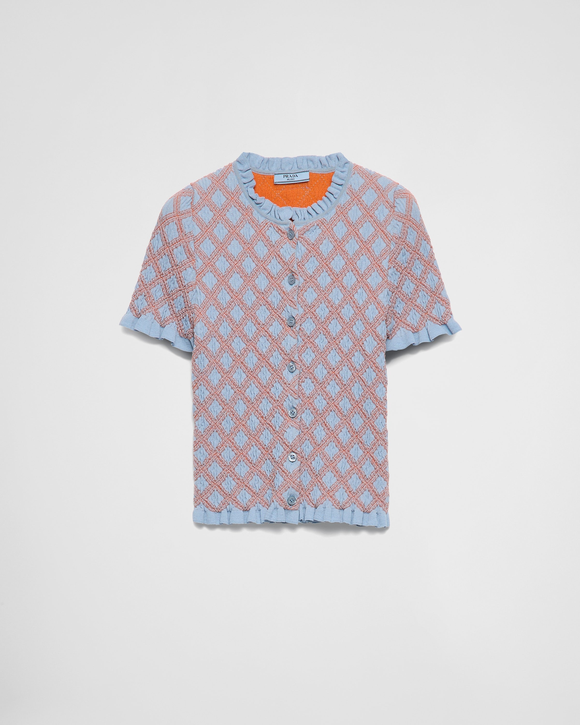 Cotton cardigan Sky Blue