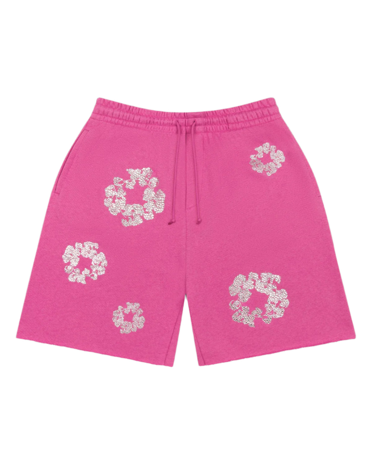 Cashmere Swarovski Cotton Wreath Shorts Pink