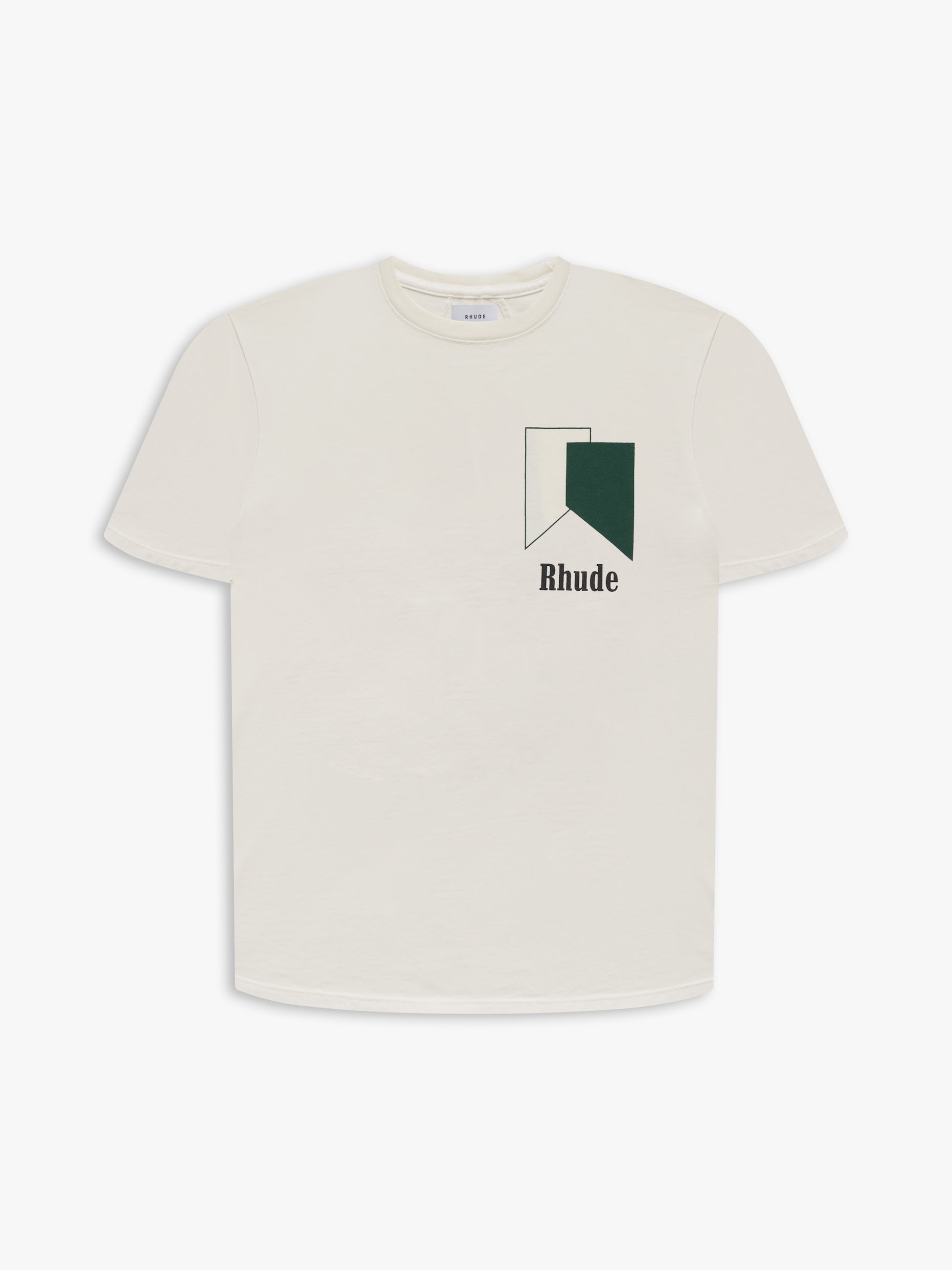 TRACK LOGO TEE - VTG WHITE