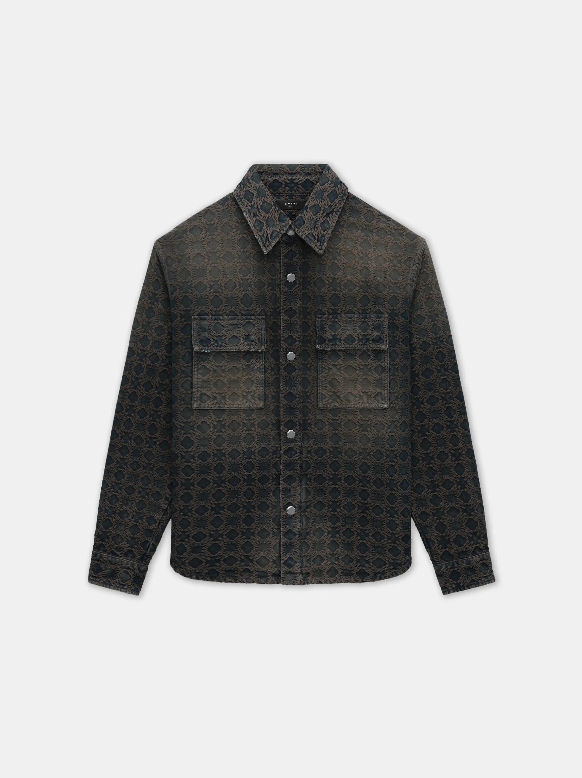 MA QUAD JACQUARD OVERSHIRT Midnight Indigo