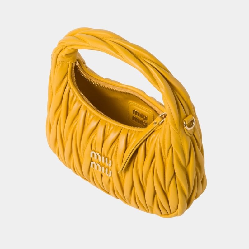 Wander Matelasse Nappa Leather Hobo Bag