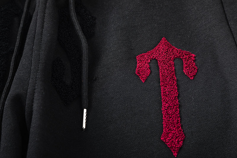 Trapstar 'It's a Secret' Black/Red Tracksuit