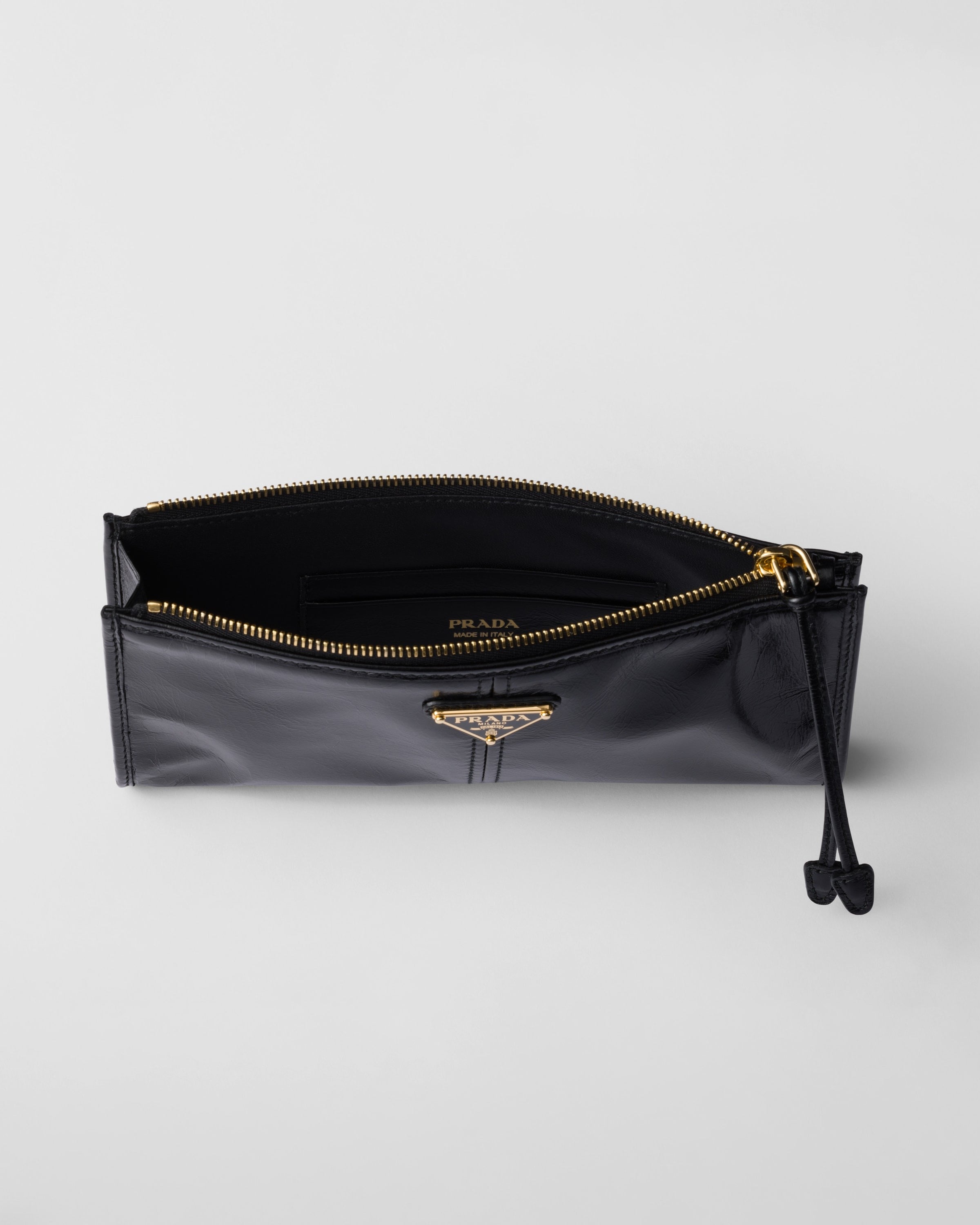Leather pouch Black