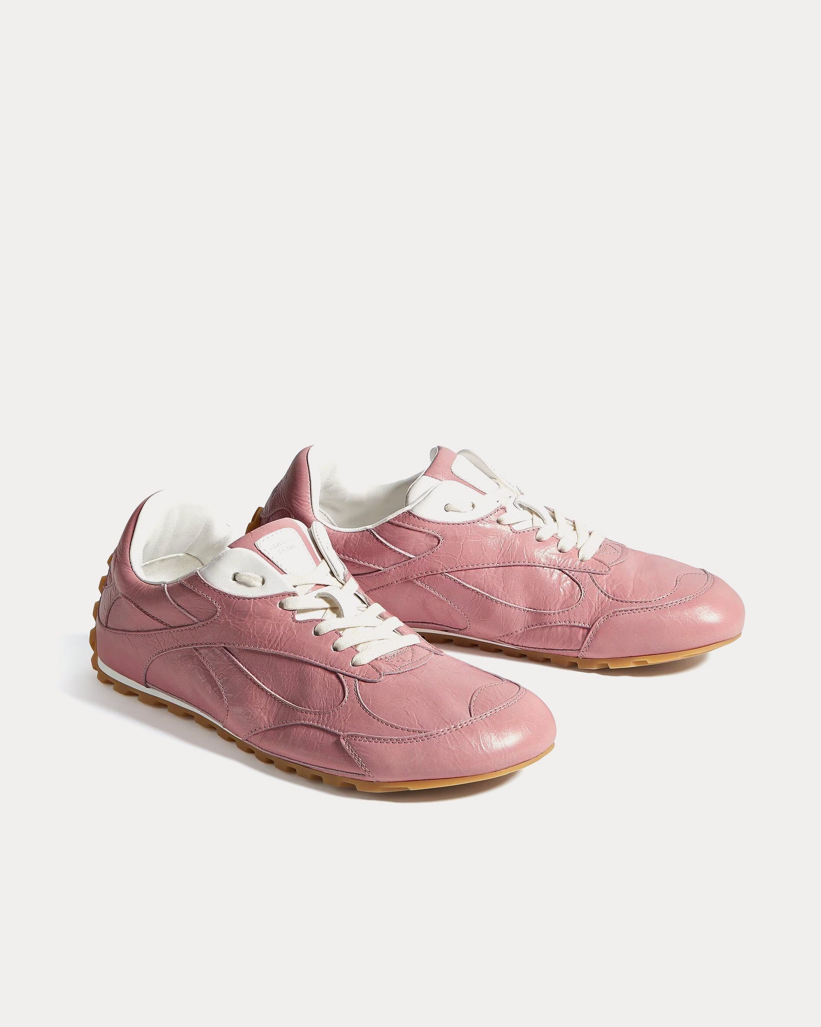 Orbit Flash Calfskin Camelia Low Top Sneakers