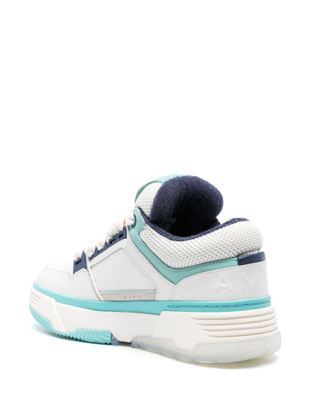 MA-1 panelled leather sneakers