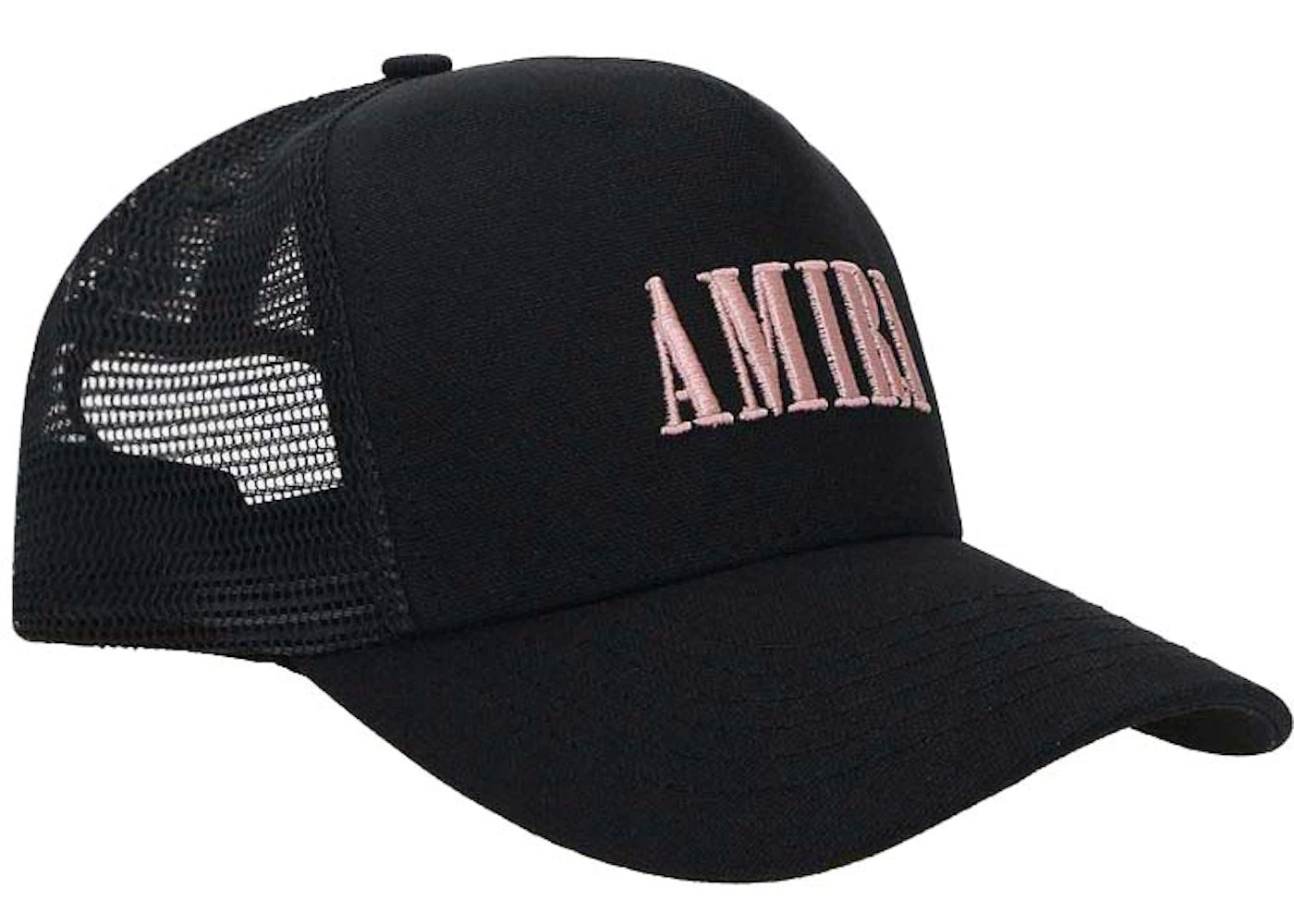 AMIRI Logo-Detailed Canvas/Mesh Baseball Cap Black