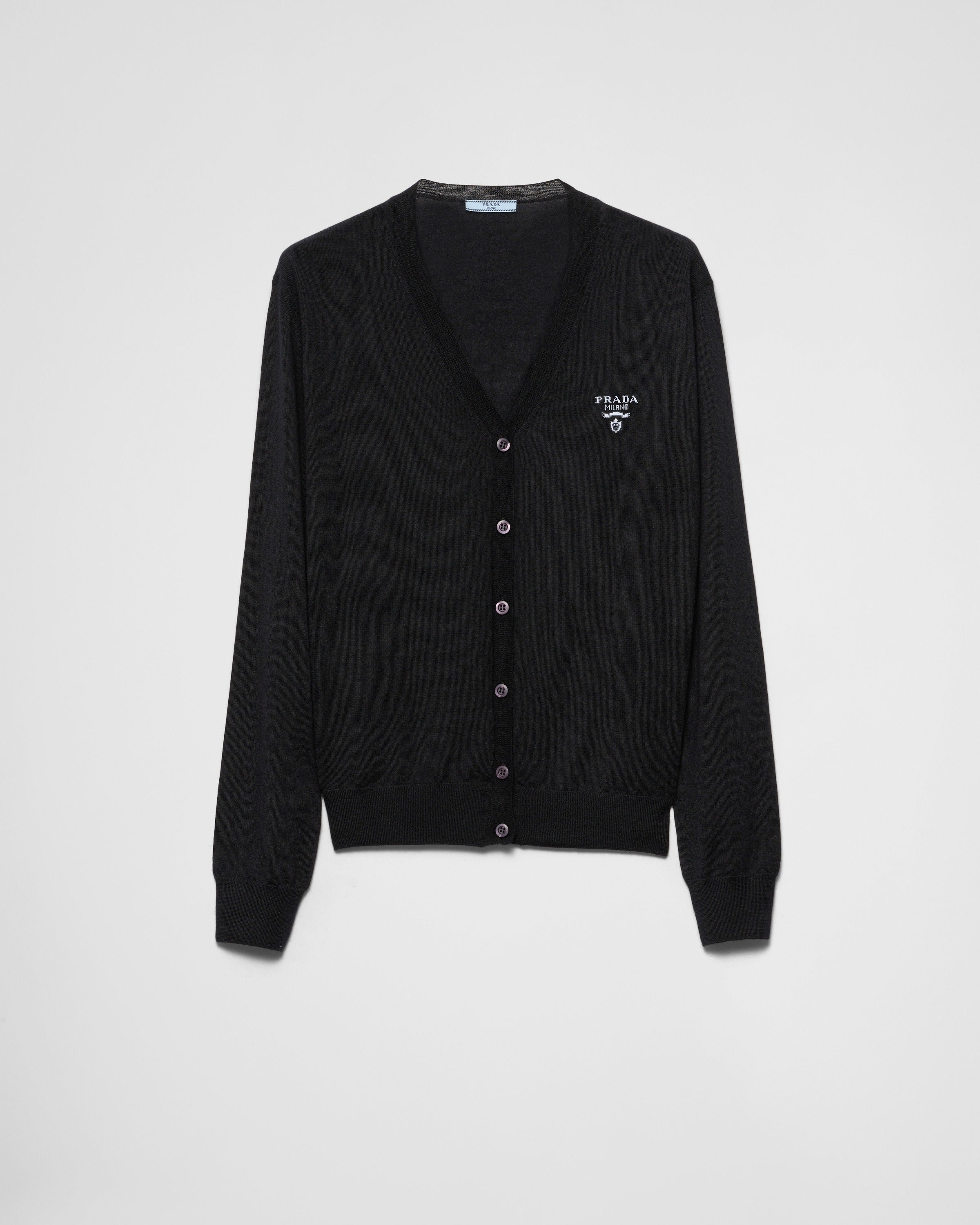 Cashmere cardigan Black