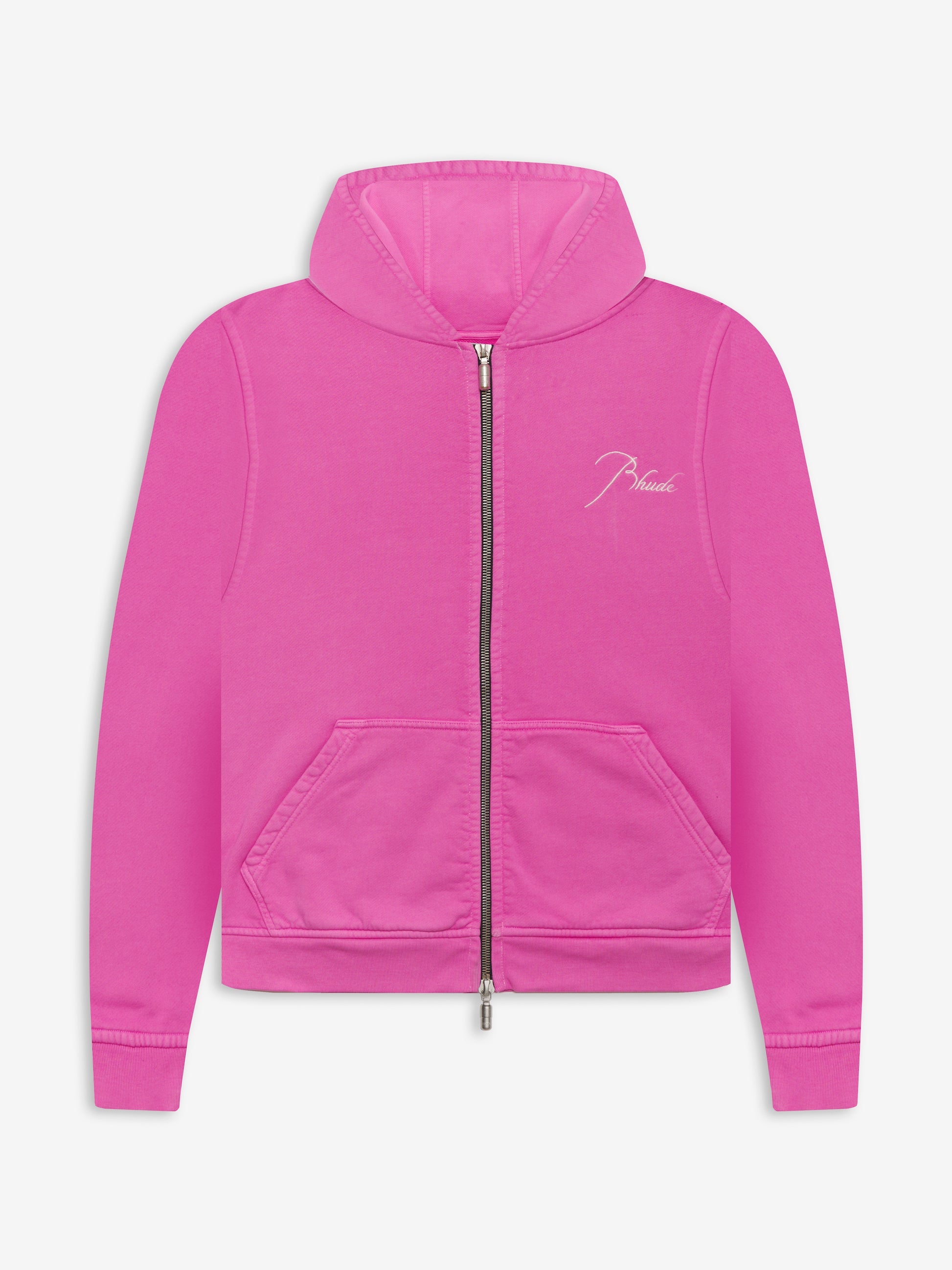 FULL ZIP HOODIE - PINK