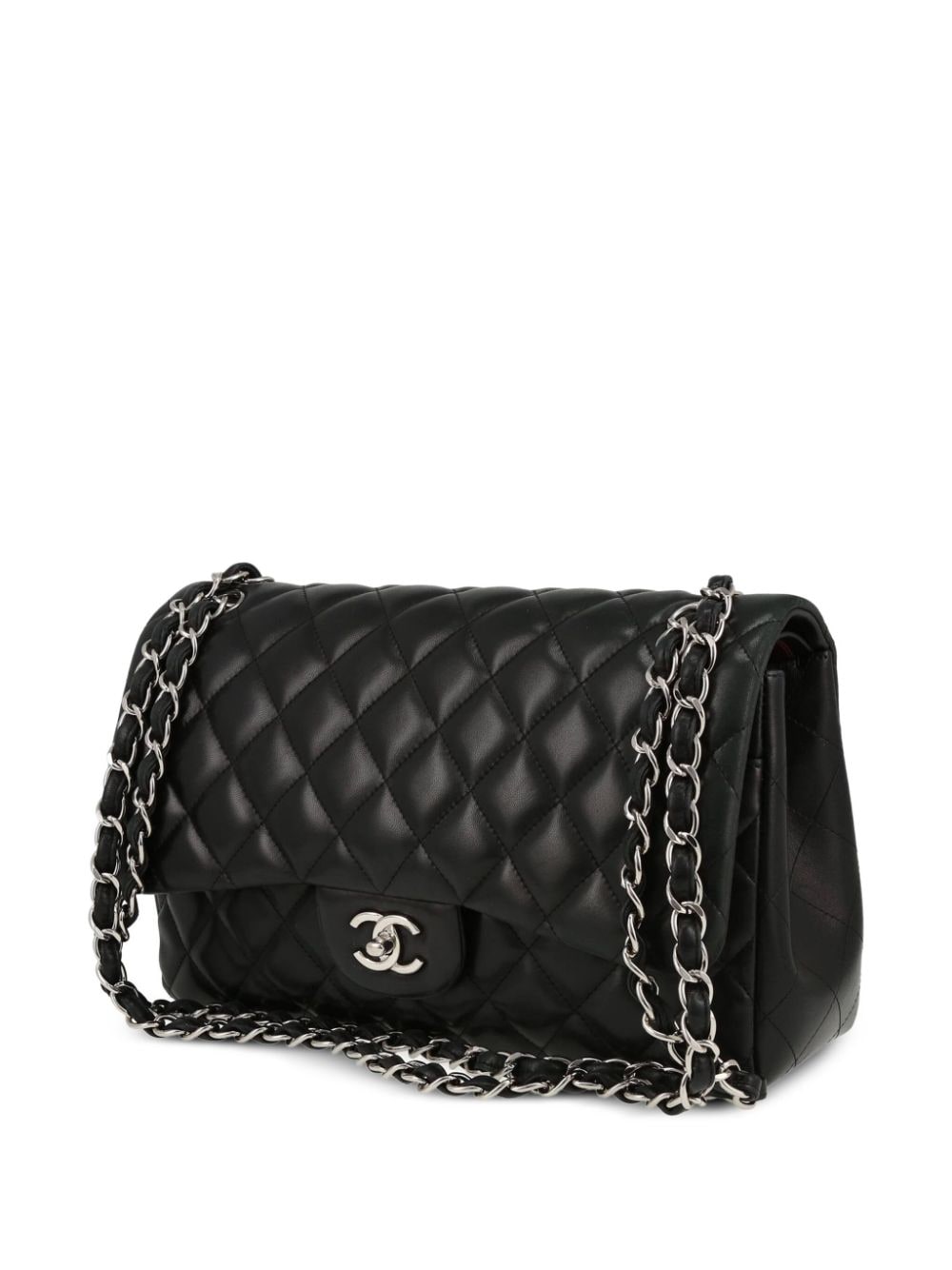 Chanel Double Flap Shoulder Bag Black