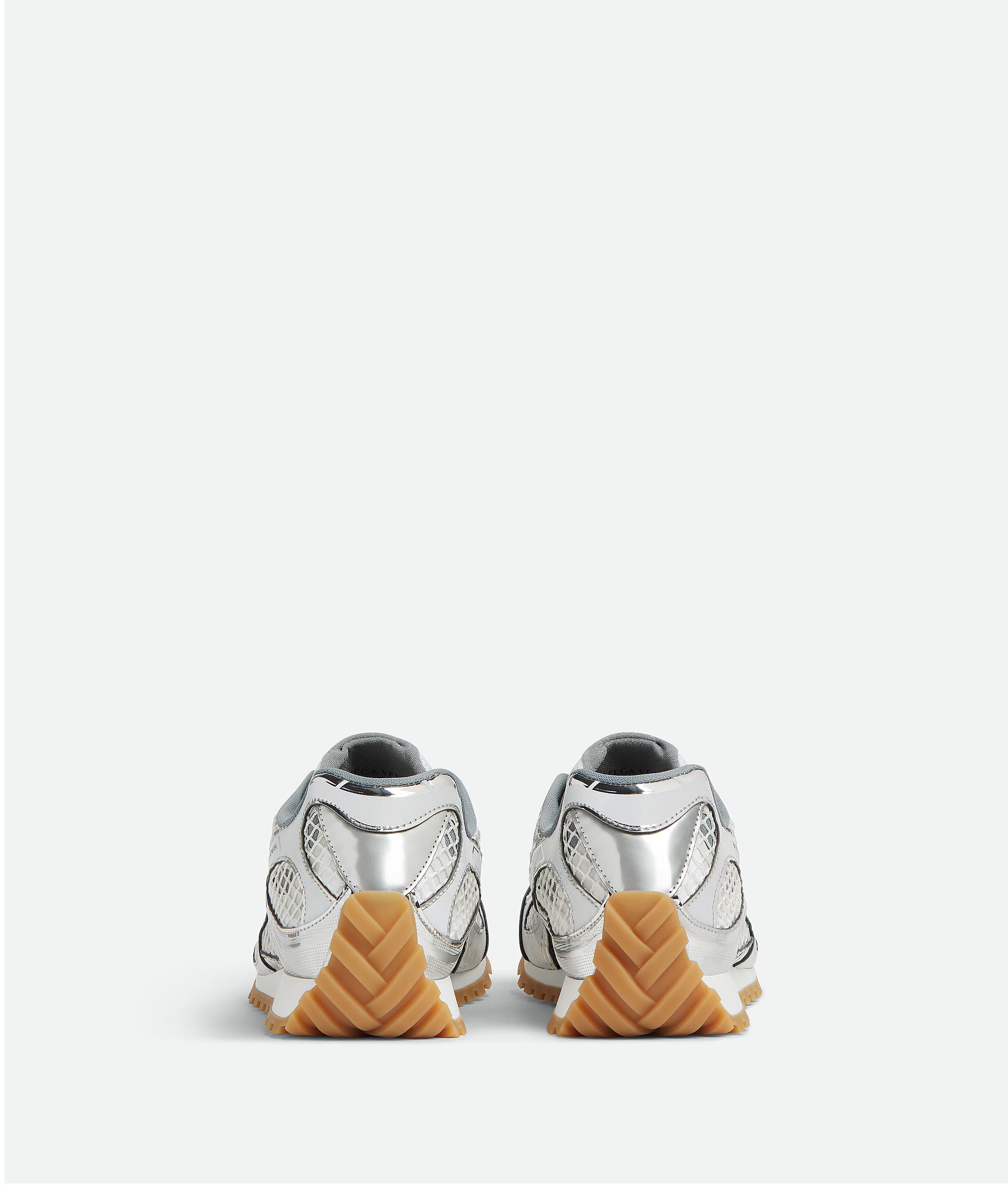 Bottega Veneta Orbit Silver White