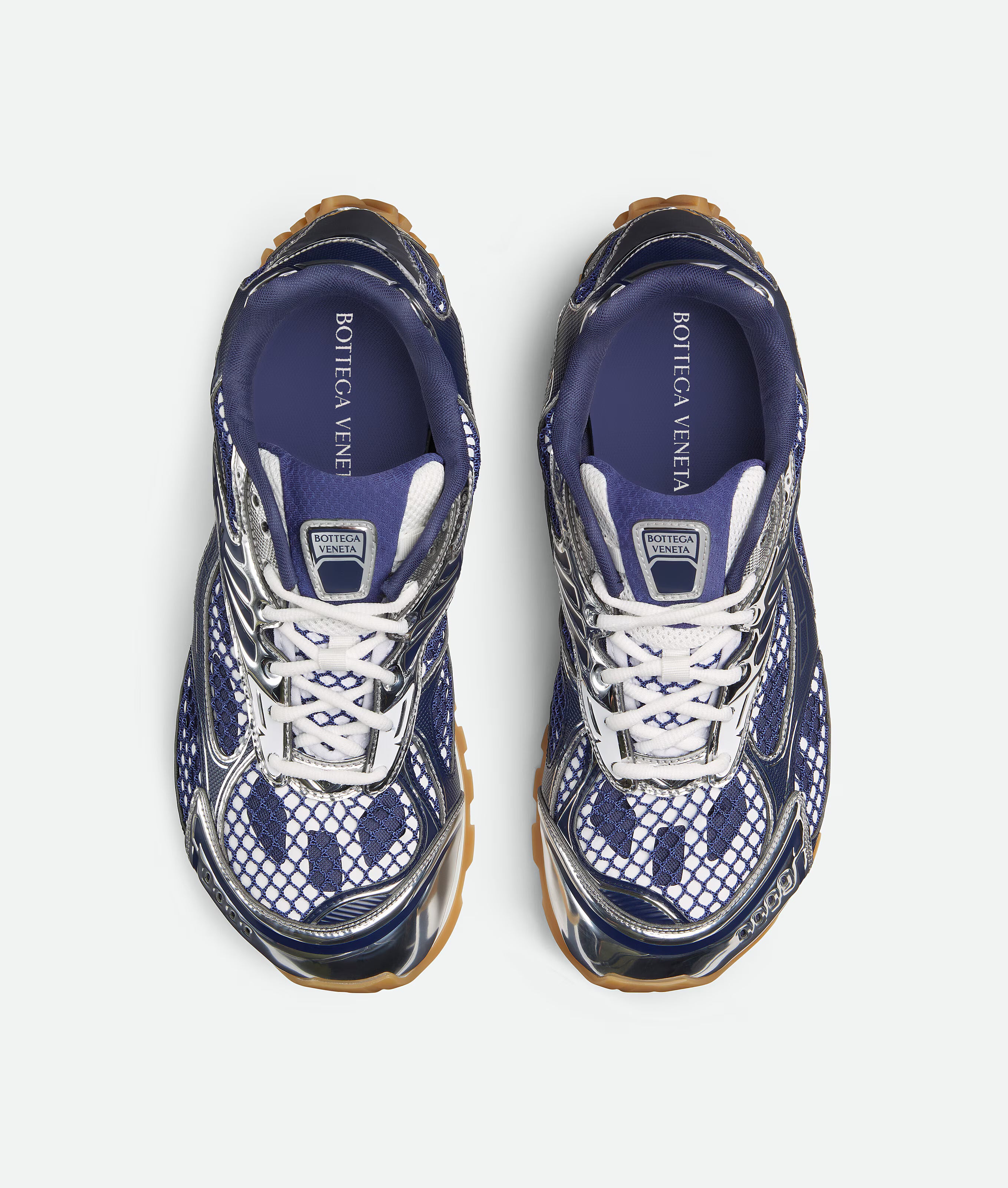 Bottega Veneta Orbit Abyss Silver