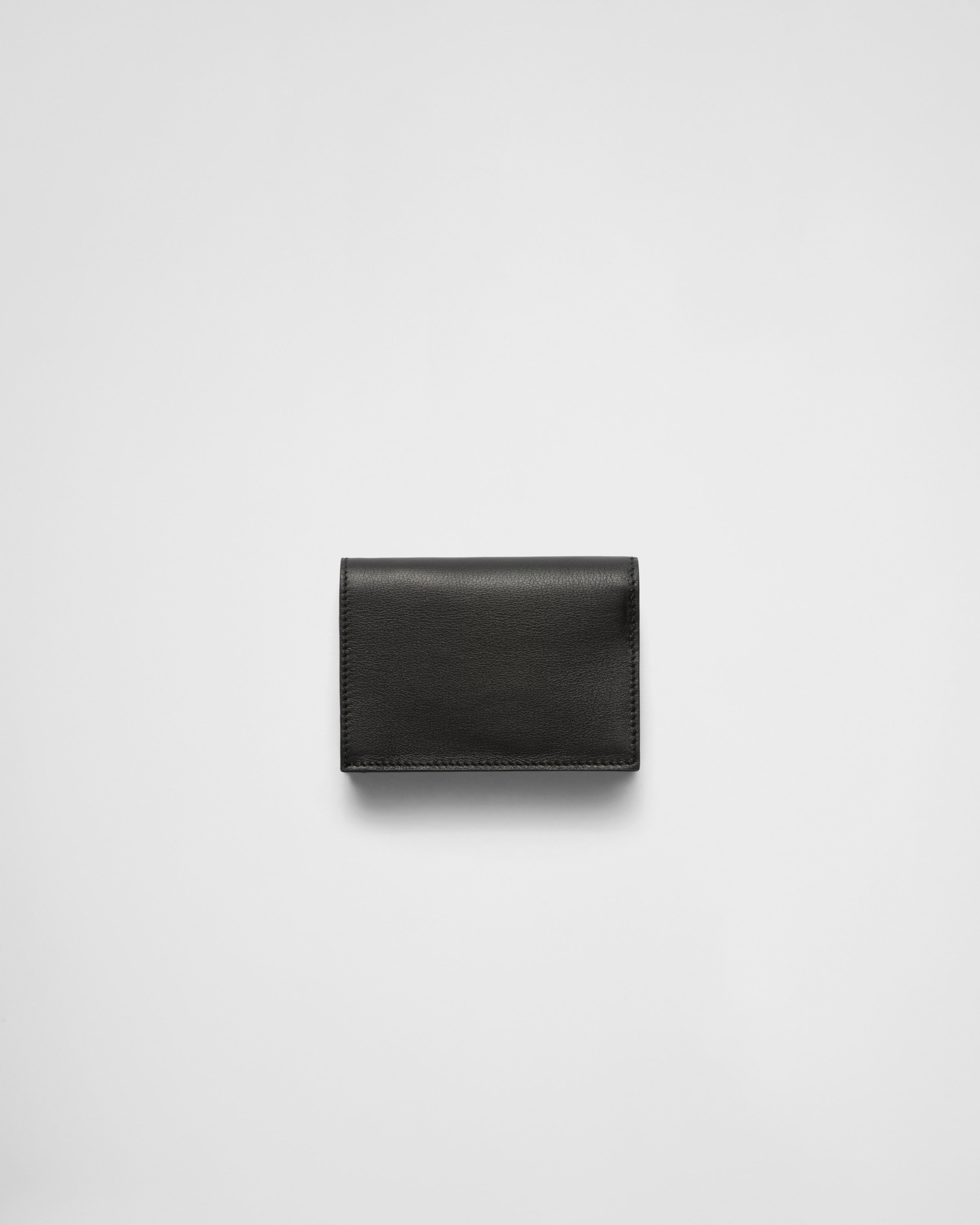 Small leather wallet Black