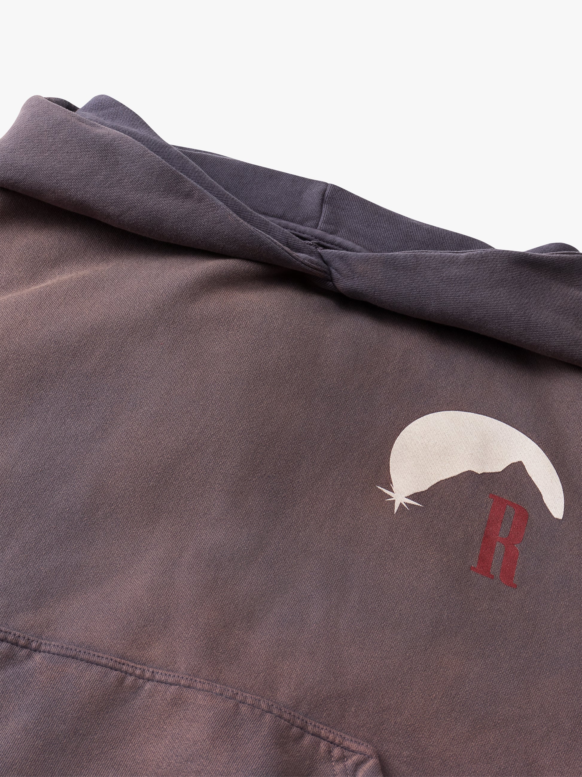 MOONLIGHT STAMP HOODIE - VINTAGE GREY