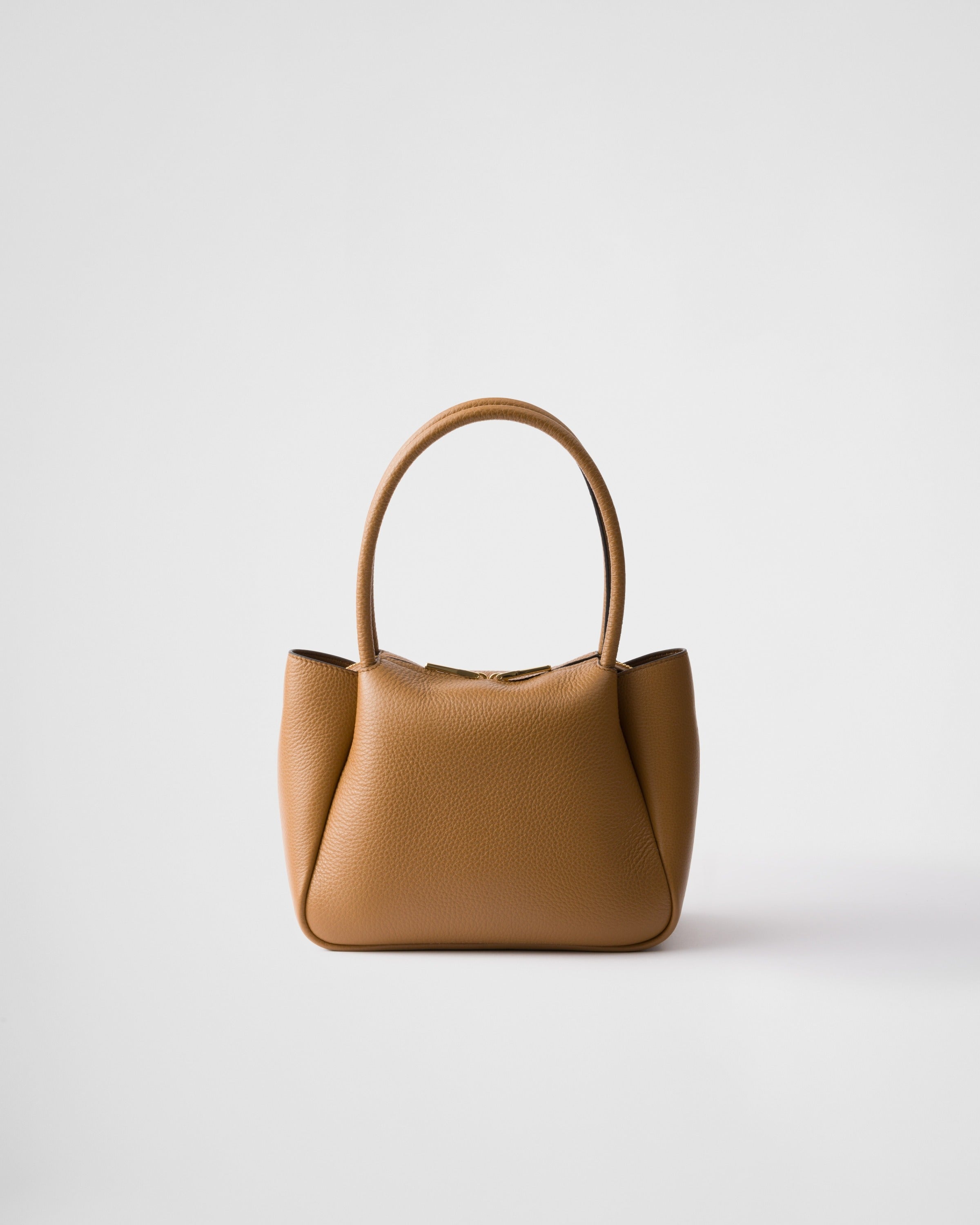 Small leather bag Caramel