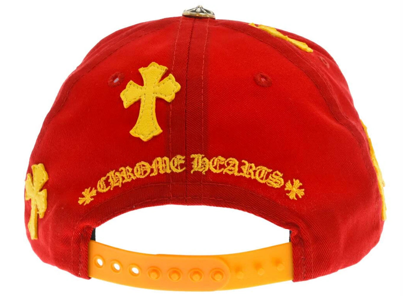 Chrome Hearts 5 Panel Baseball Cap Cherry