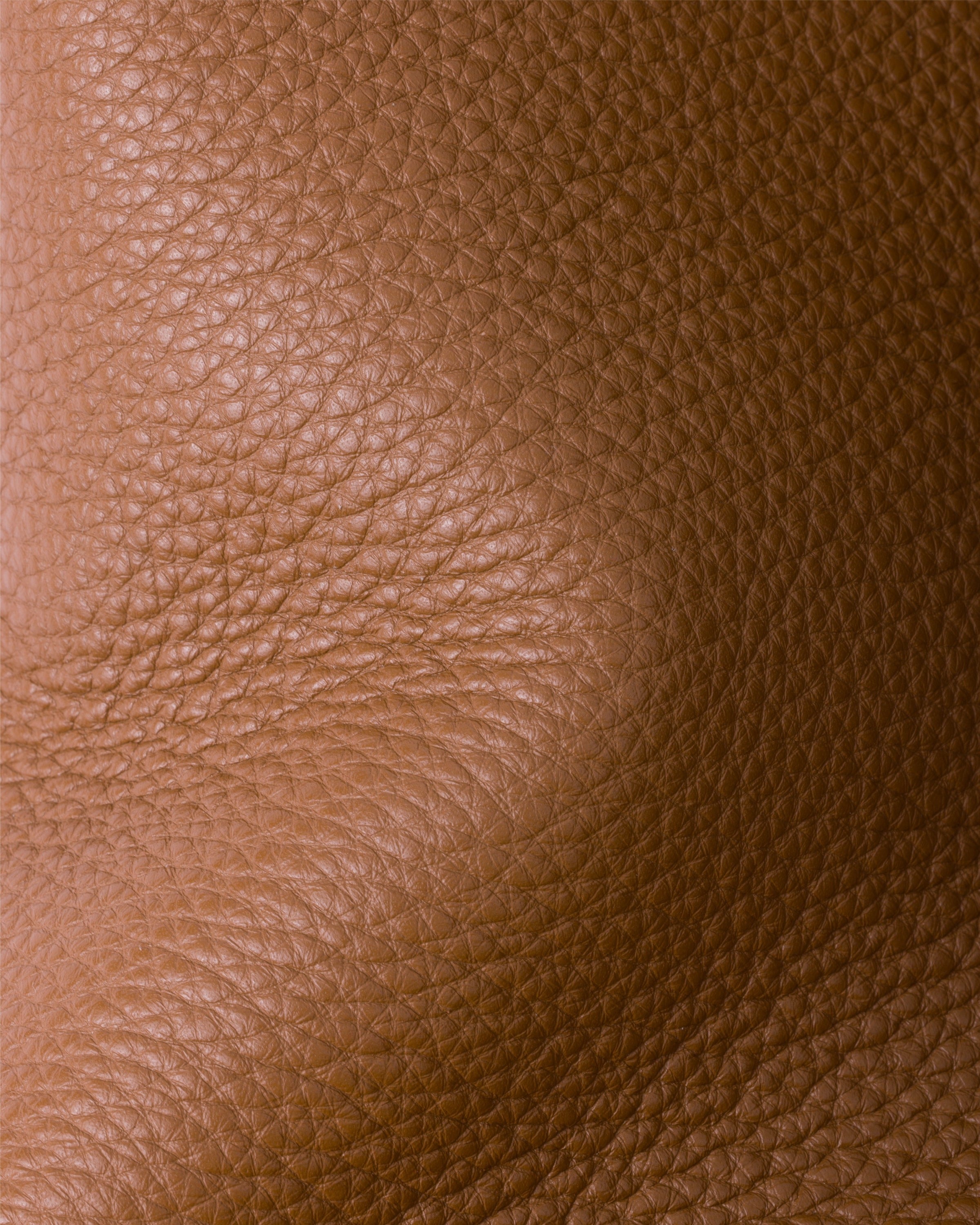 Leather tote Cognac