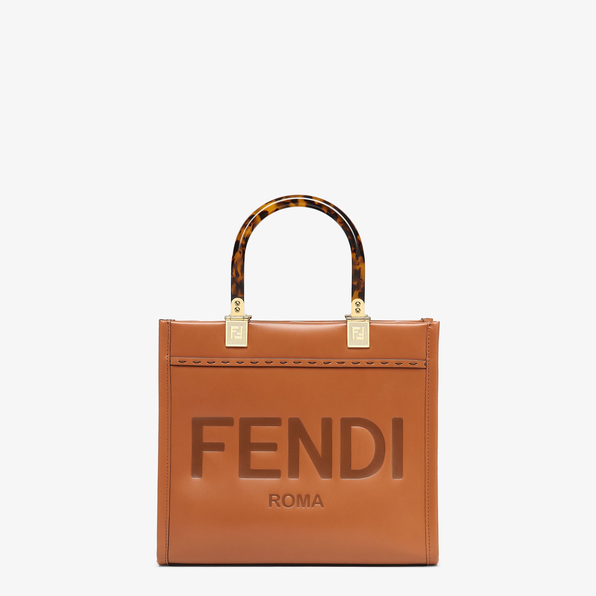 Fendi Sunshine Small Brown calfskin bag