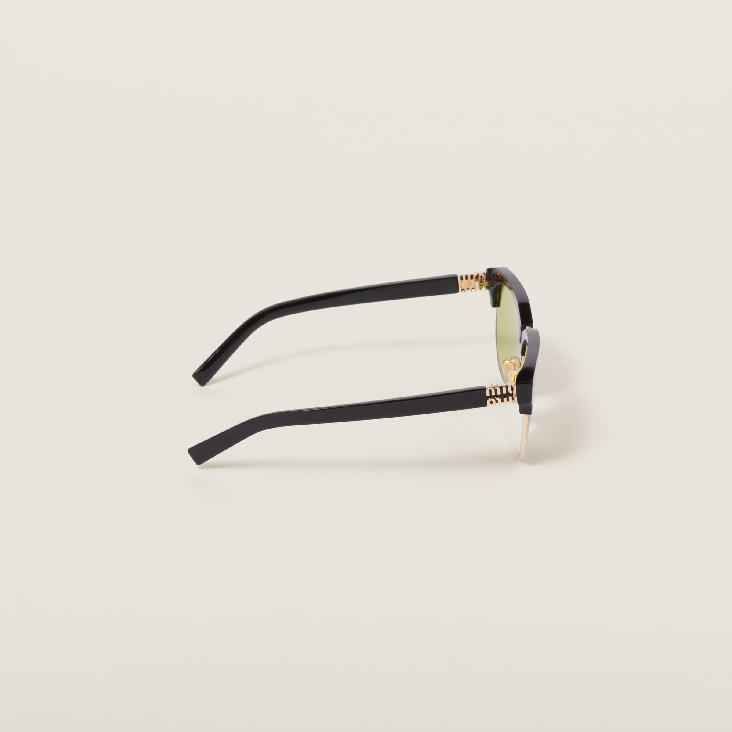 Miu Miu Runway sunglasses Acid Yellow lenses