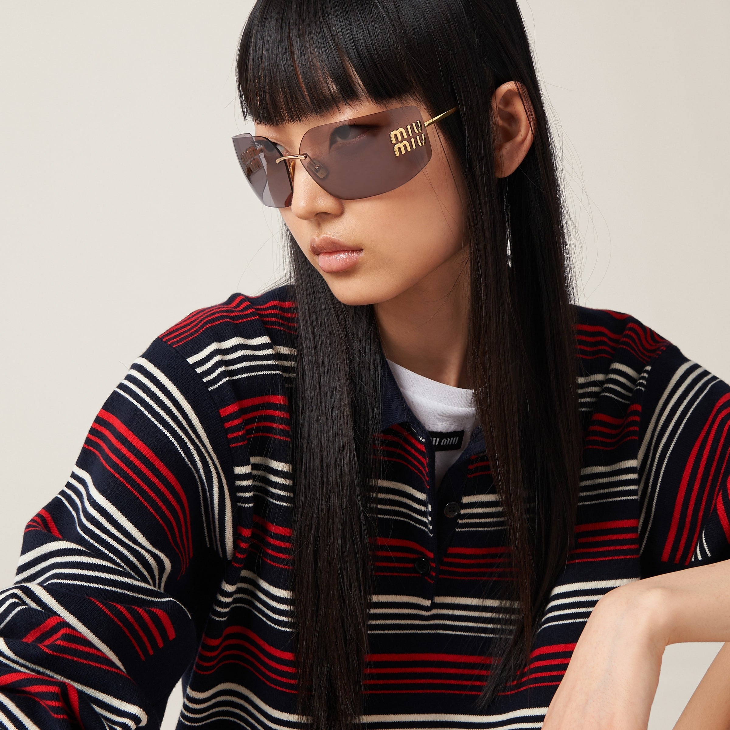 Miu Miu Runway sunglasses Mauve Lenses