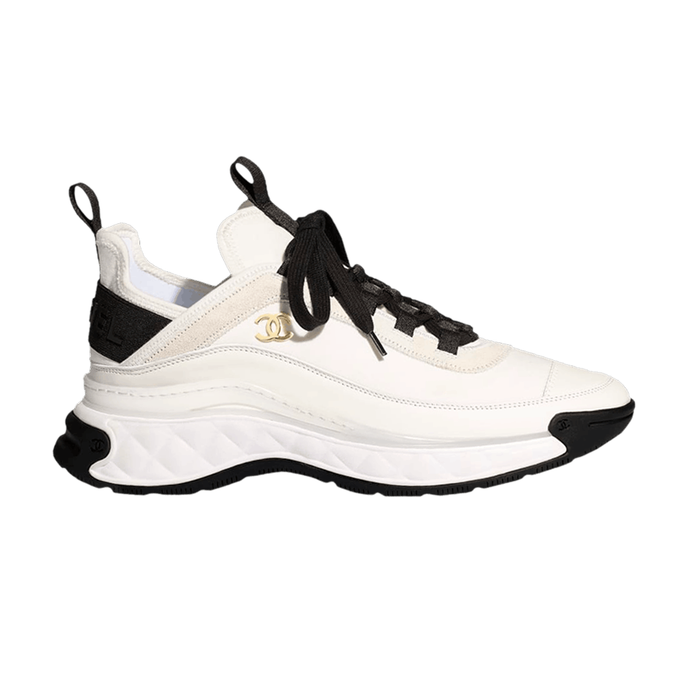 Chanel Velvet Calfskin & Mixed Fibers Sneaker 'Ivory'