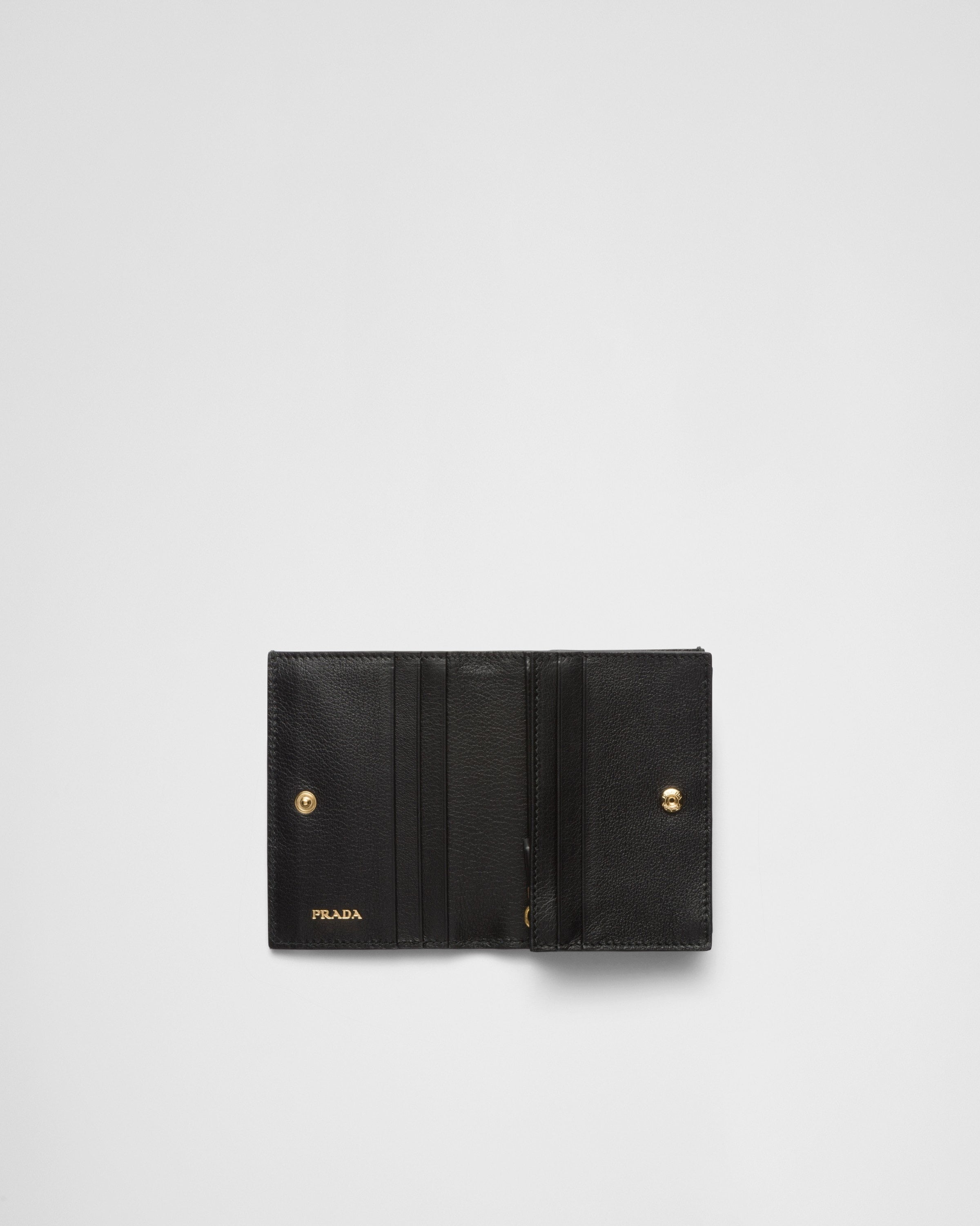 Small leather wallet Black