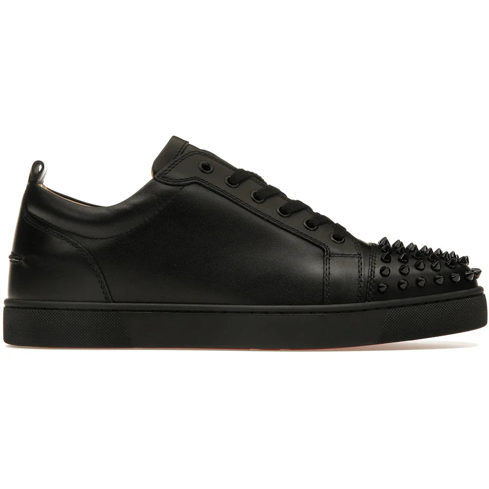Christian Louboutin Louis Junior Spikes Flat Black