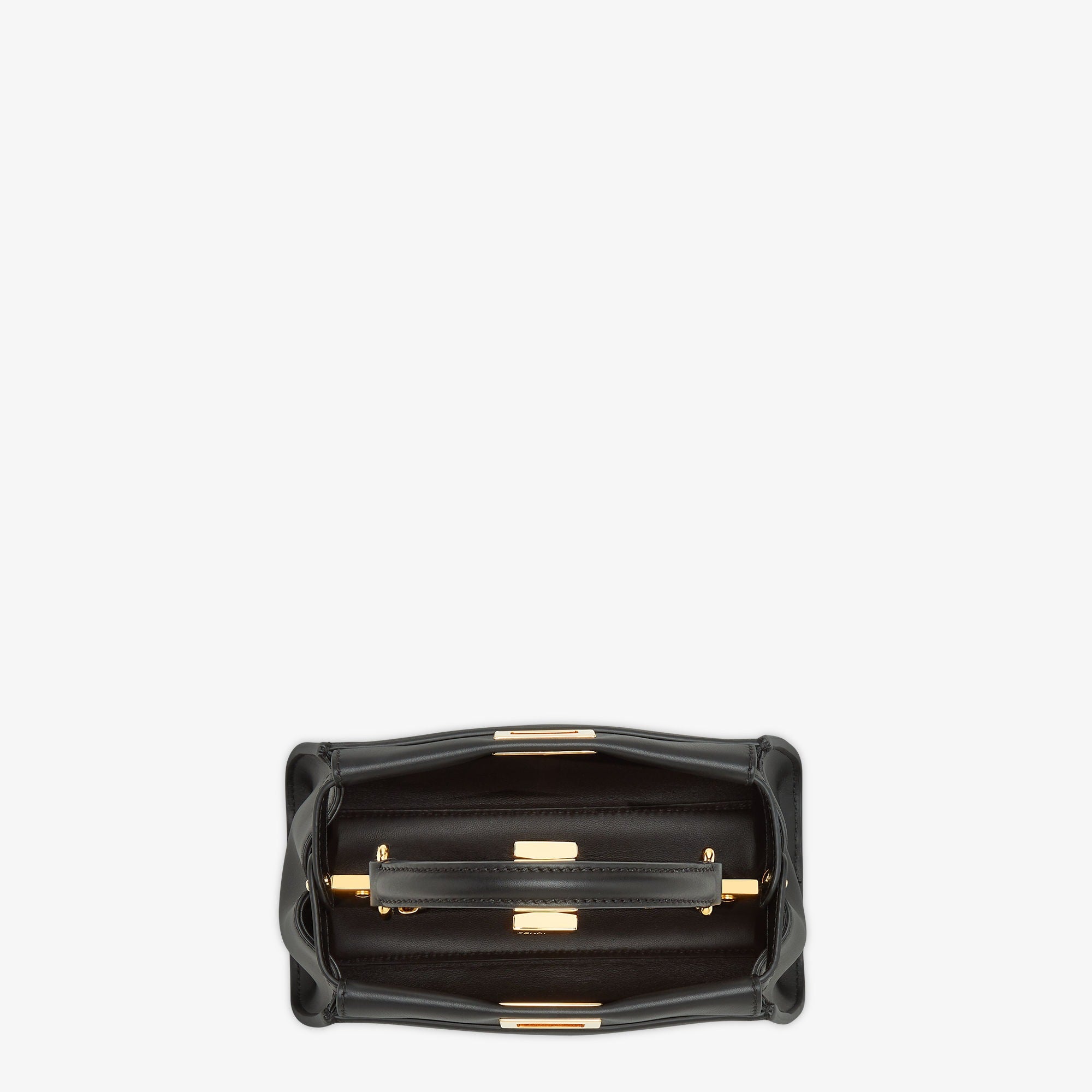 Peekaboo Mini Lunar New Year black leather bag